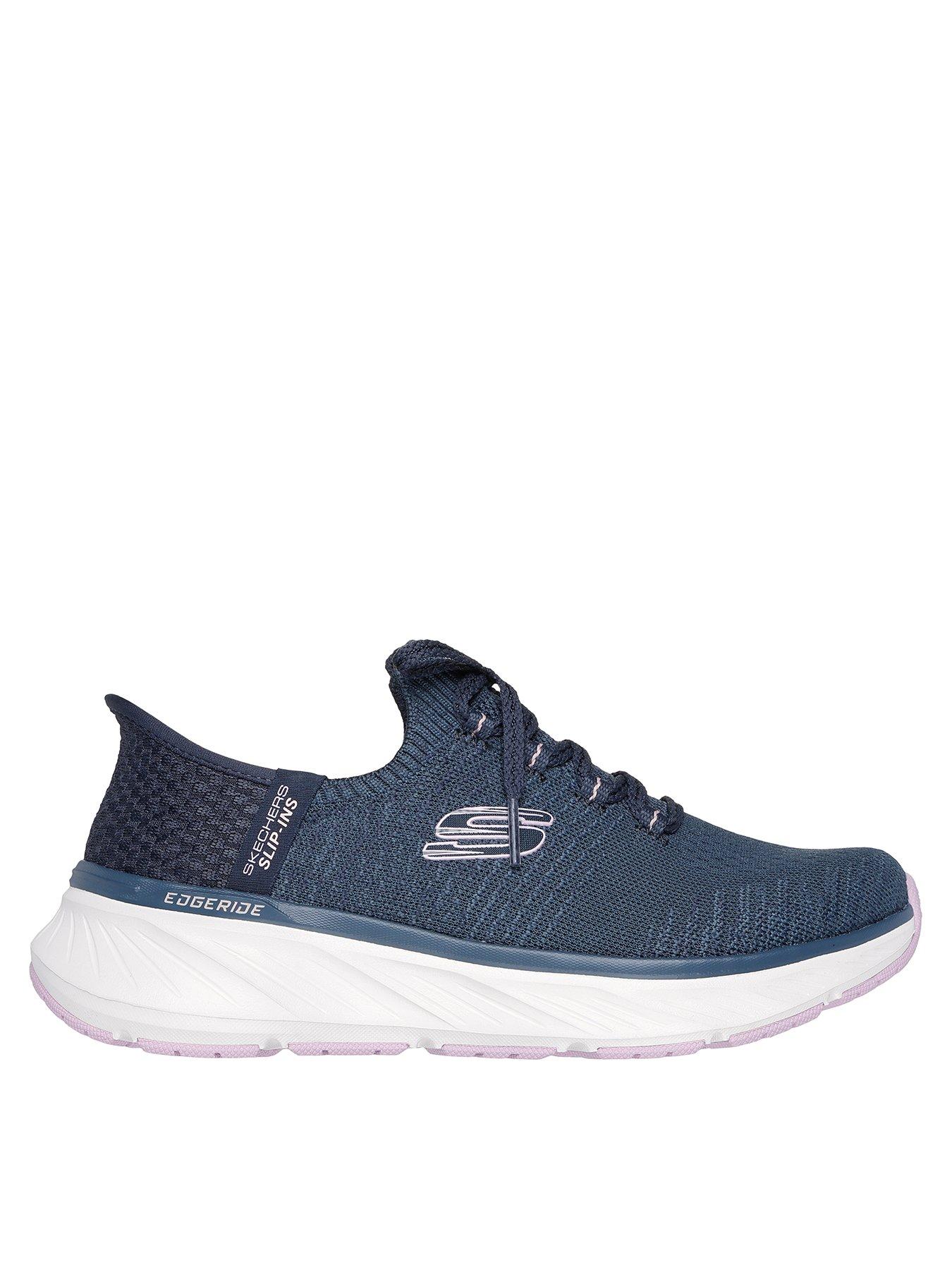 skechers-knit-fixed-laced-slip-ins-navy