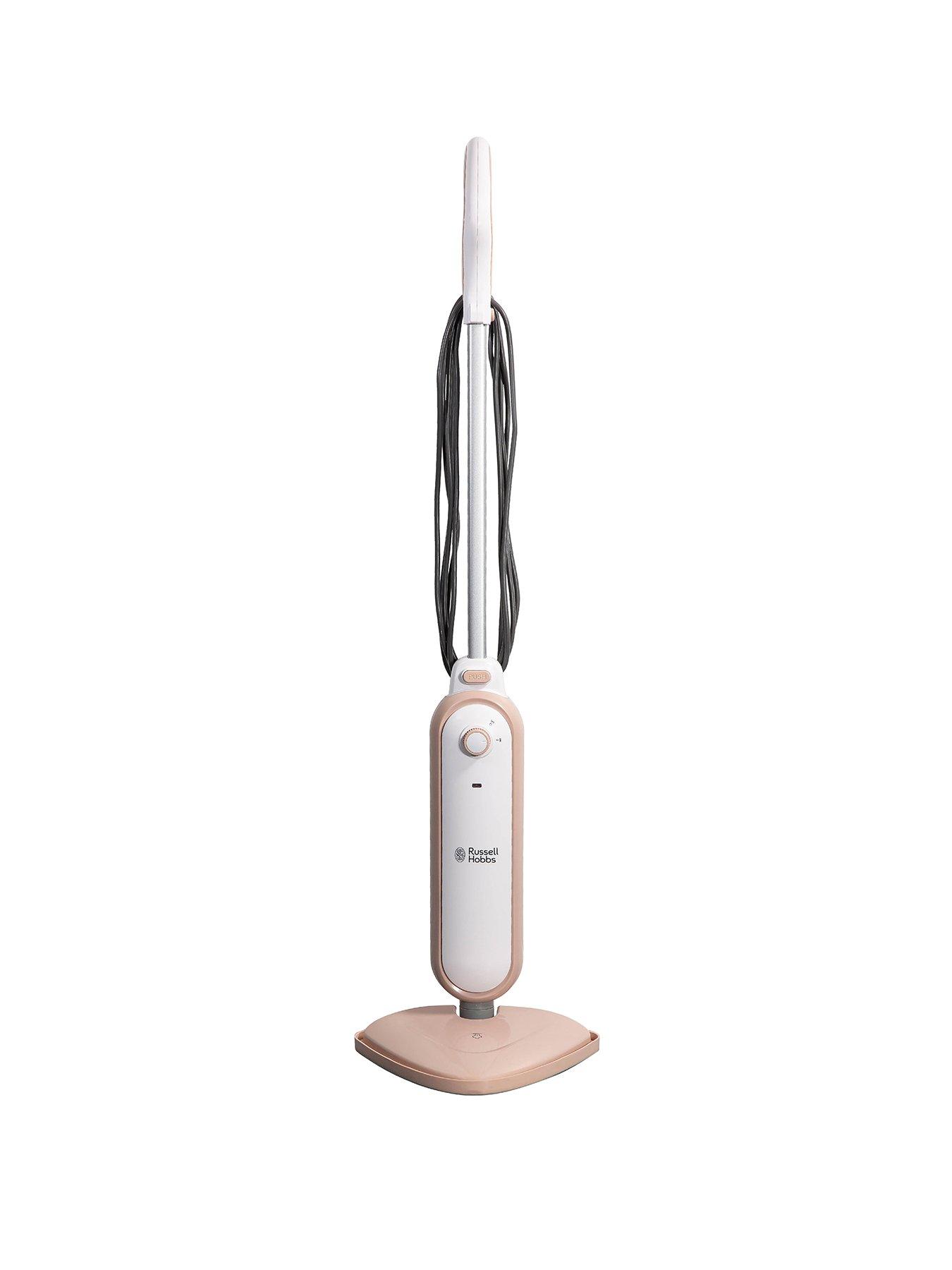 Image 1 of 6 of Russell Hobbs Steam &amp; Clean Steam Mop - Blush And White