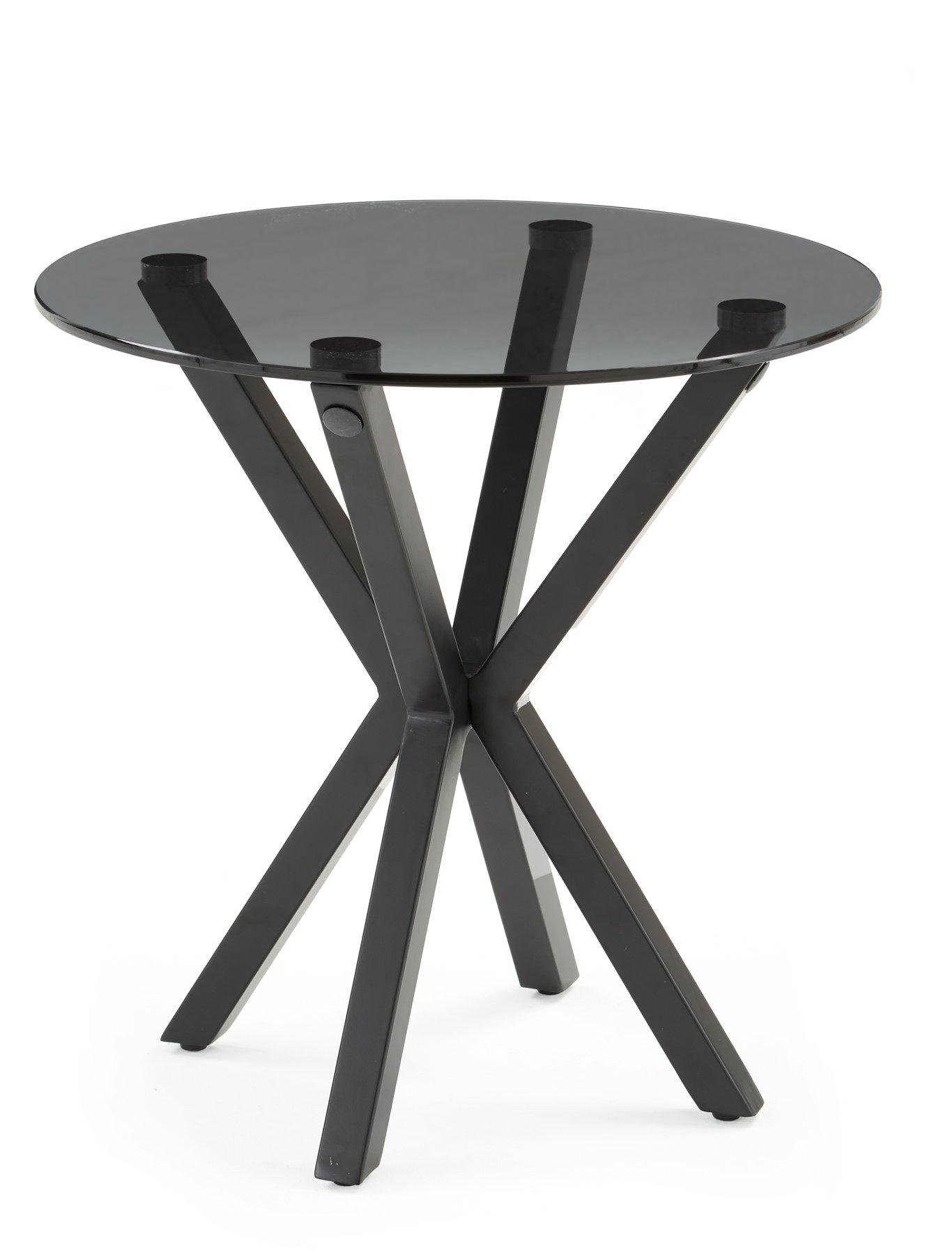 Image 3 of 6 of The Very Collection Chopstick Lamp Table - Black