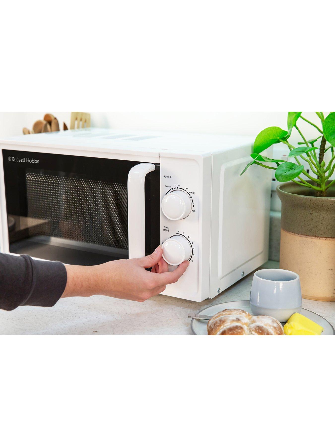 Image 7 of 7 of Russell Hobbs Textures 17L White Microwave