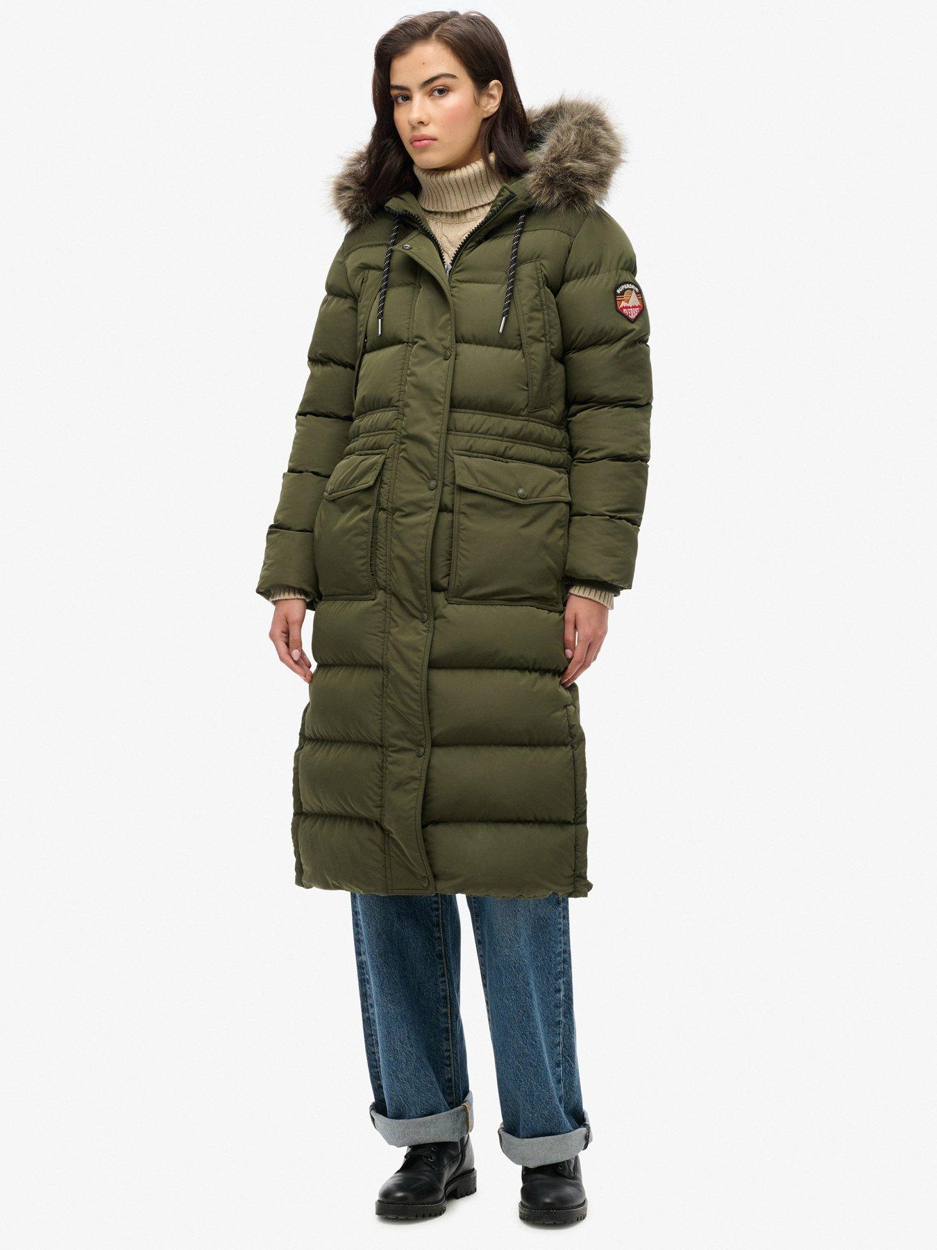 superdry-everest-faux-fur-longline-jacket-green