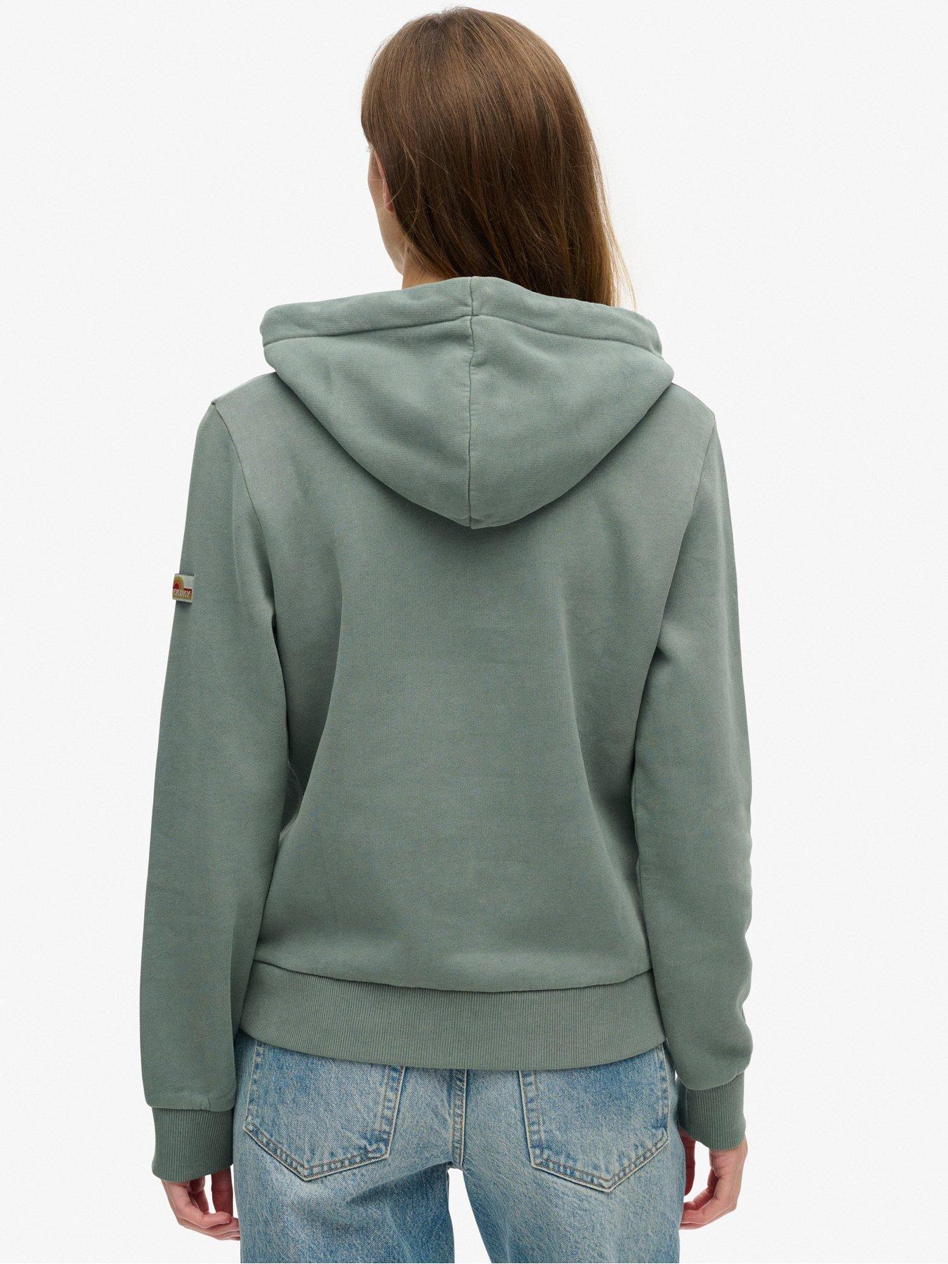 superdry-puff-print-vl-graphic-hoodie-greenstillFront