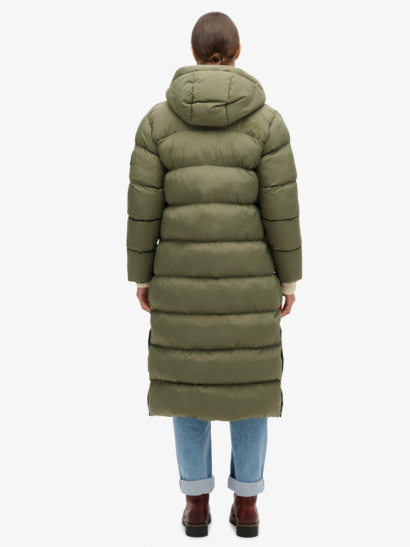 superdry-ripstop-longline-padded-jacket-greenstillFront