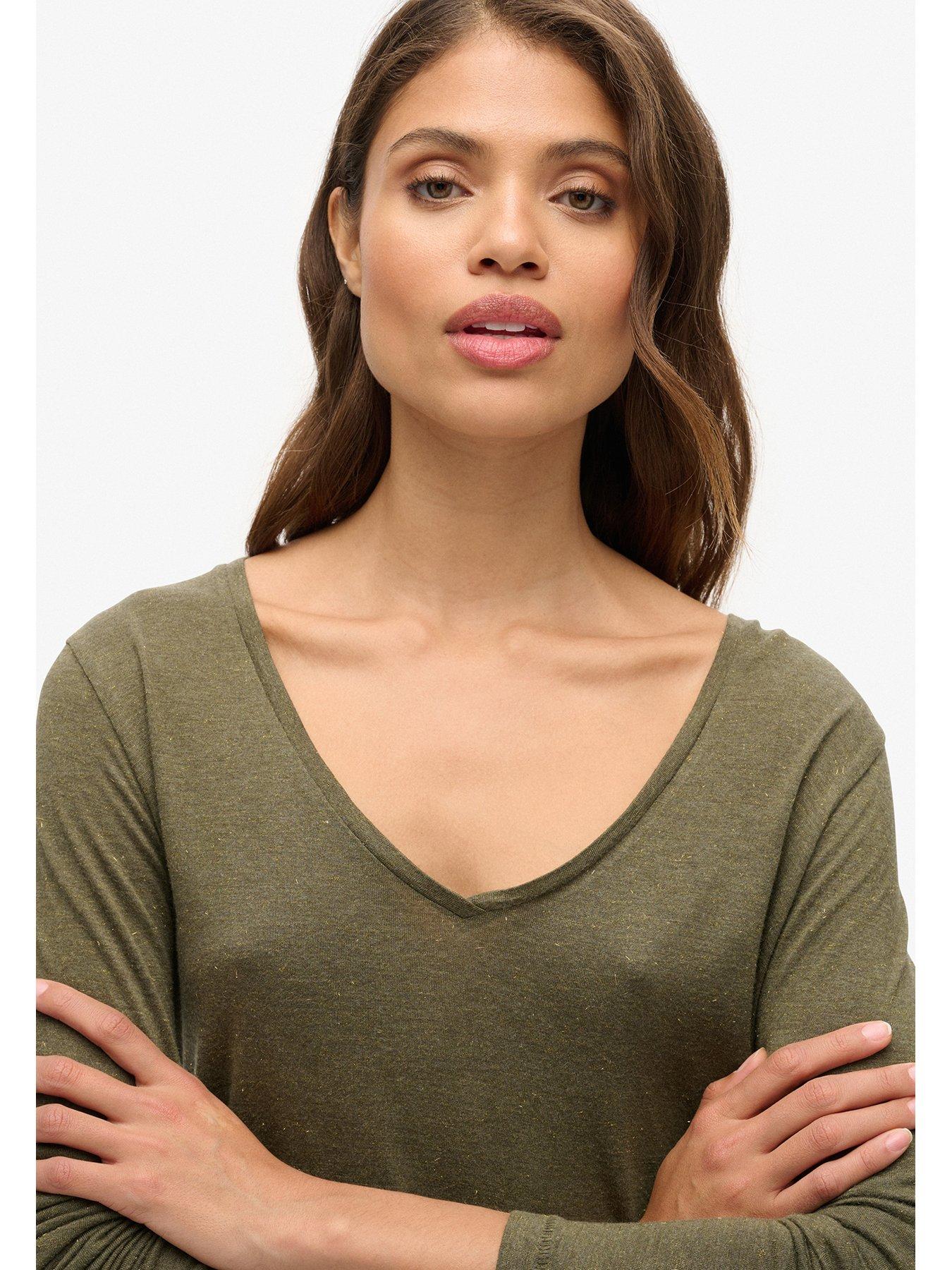 superdry-long-sleeve-v-neck-jersey-top-greenoutfit