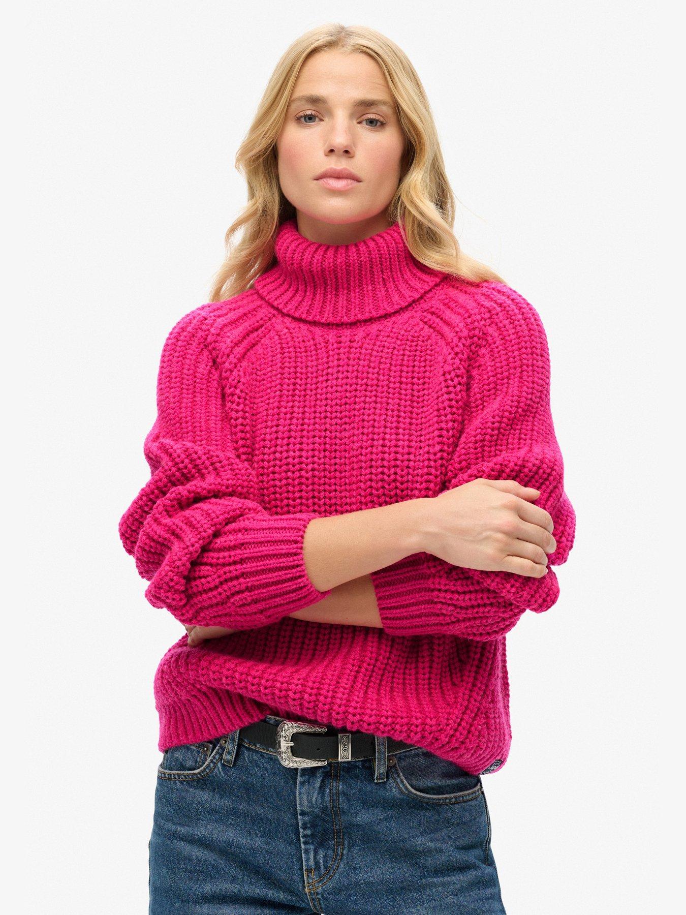 superdry-slouchy-stitch-roll-neck-knit-jumper-pink