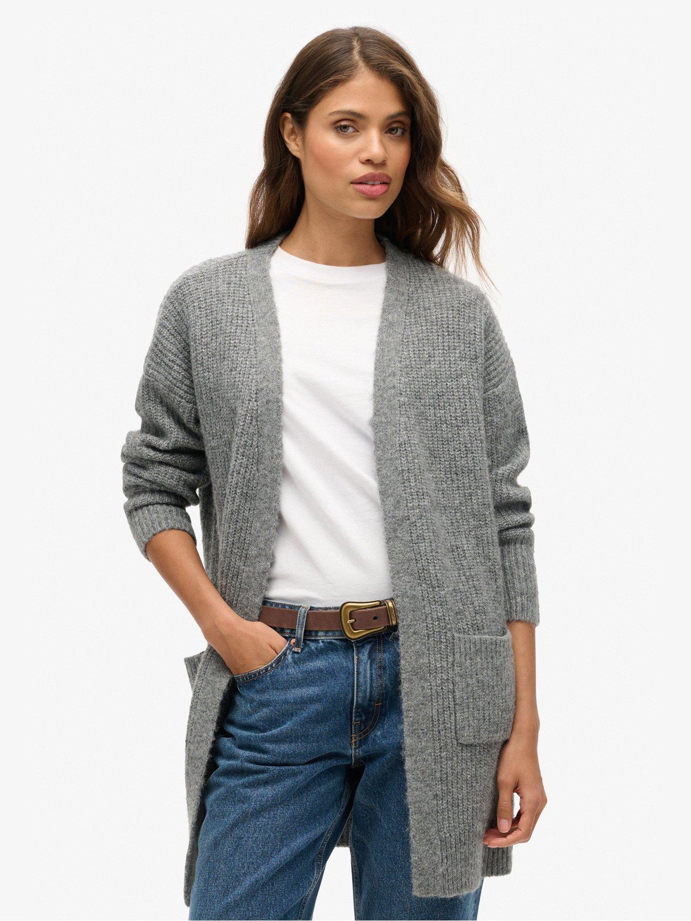 superdry-essential-long-knit-cardigan-grey