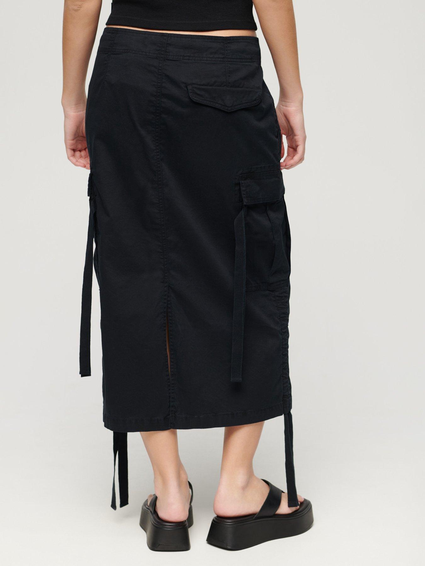 superdry-cargo-midi-skirt-blackstillFront