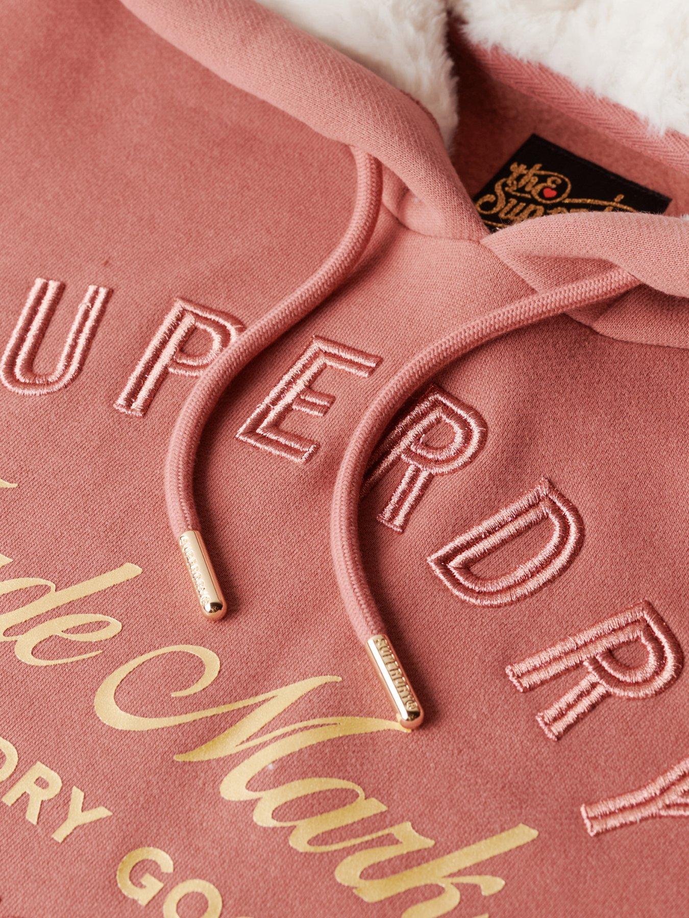 superdry-luxe-metallic-logo-hoodie-pinkdetail