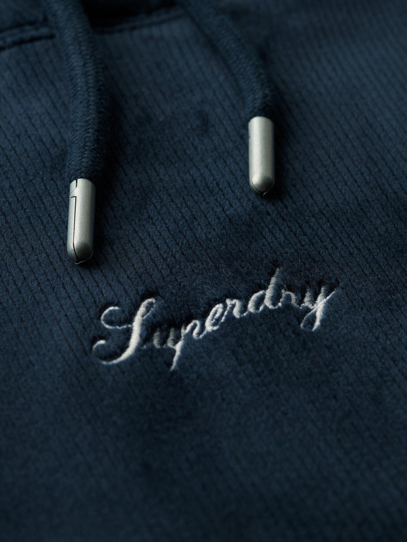 superdry-country-club-velour-loose-hoodie-navydetail