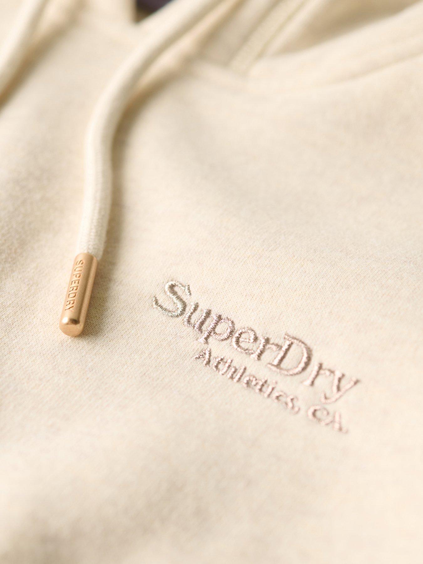 superdry-essential-logo-hoodie-creamoutfit