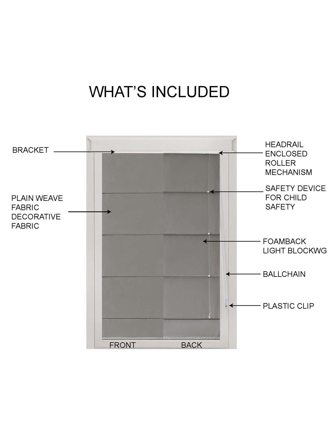 Image 7 of 7 of The Very Collection Roman Blind&nbsp;