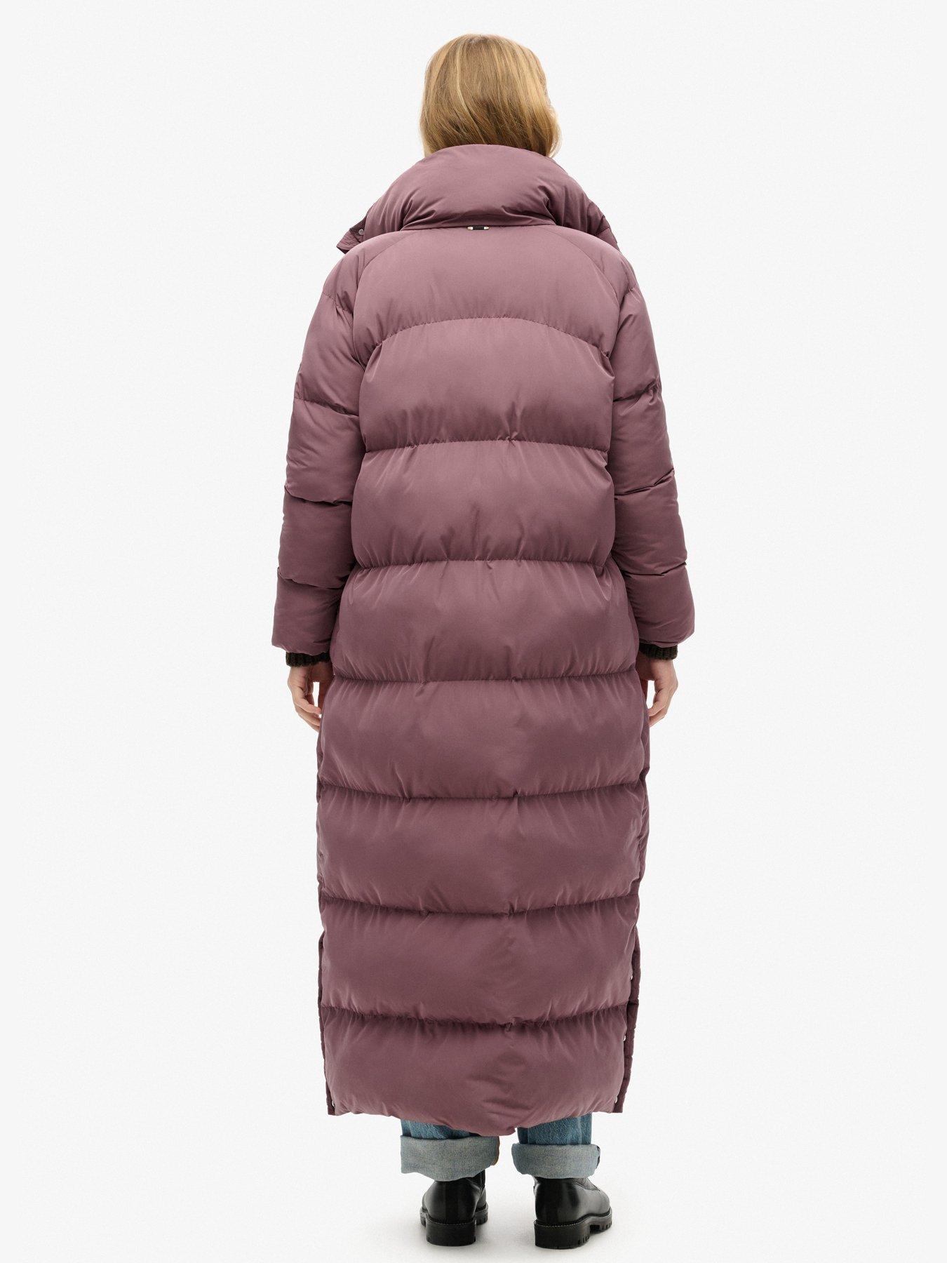 superdry-maxi-longline-padded-jacket-purplestillFront