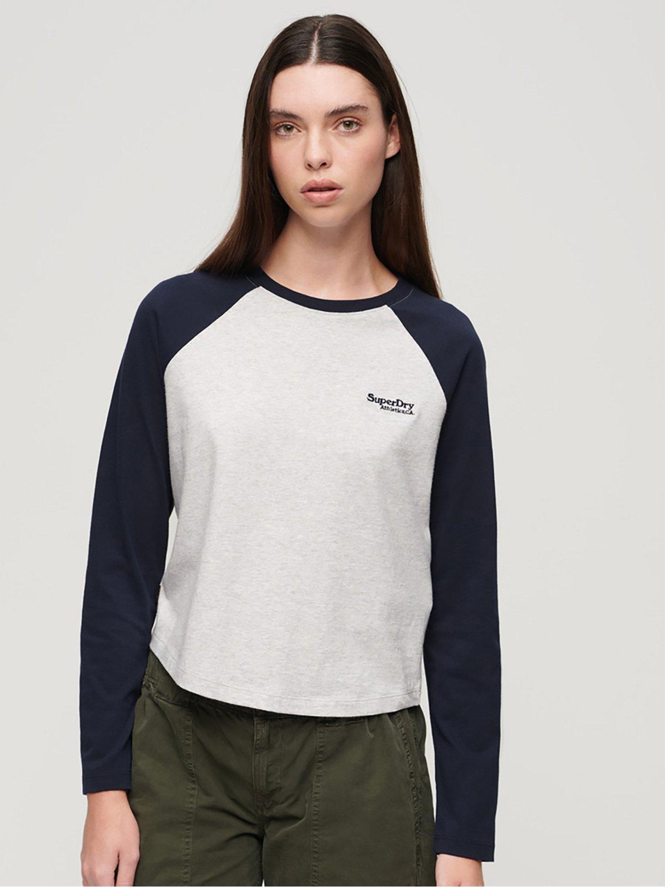 superdry-essential-logo-long-sleeve-baseball-top-white-navy