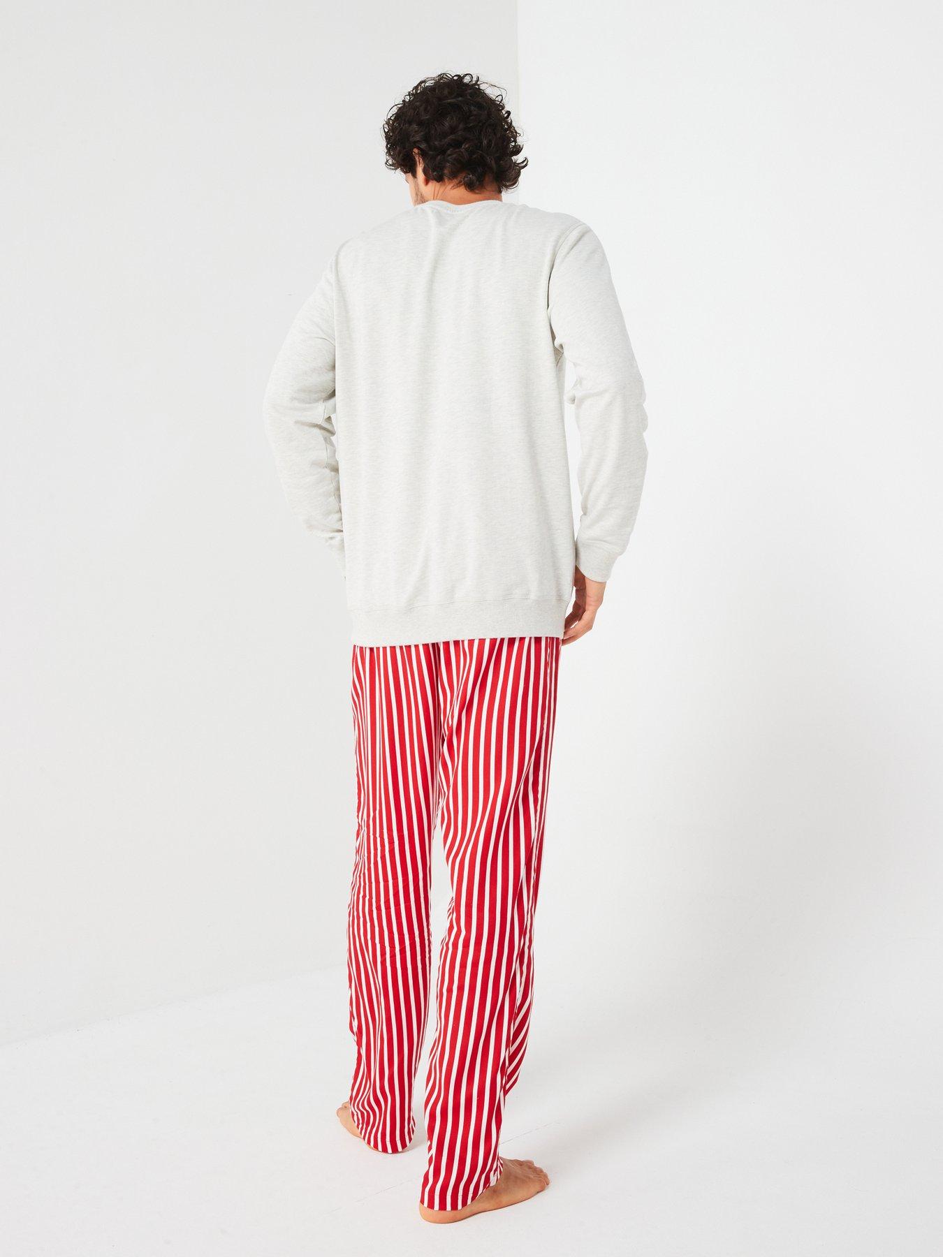 very-man-mens-family-nightwear-christmas-pj-sweat-top-amp-woven-stripe-bottoms-greyredback