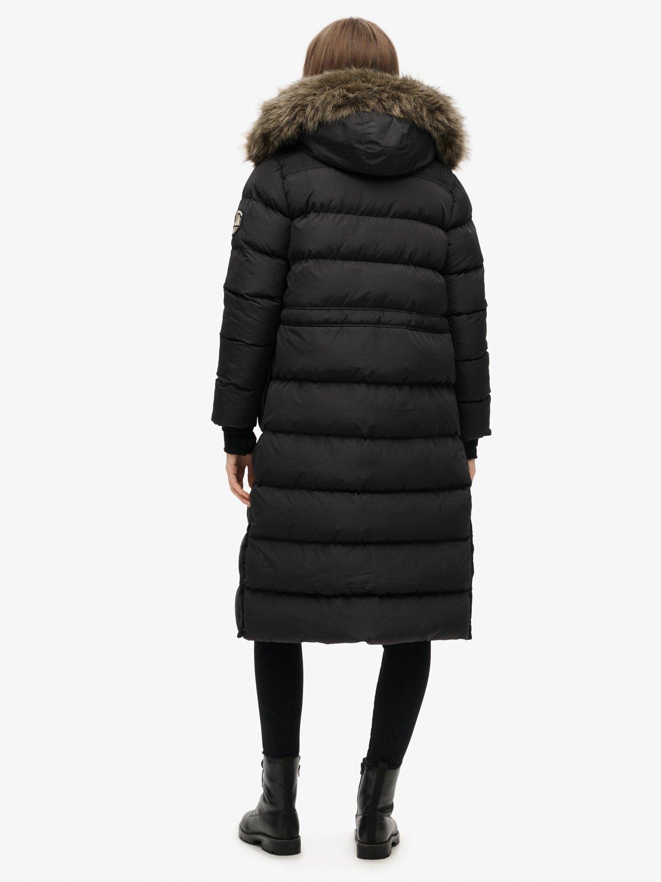 superdry-everest-faux-fur-longline-jacket-blackstillFront