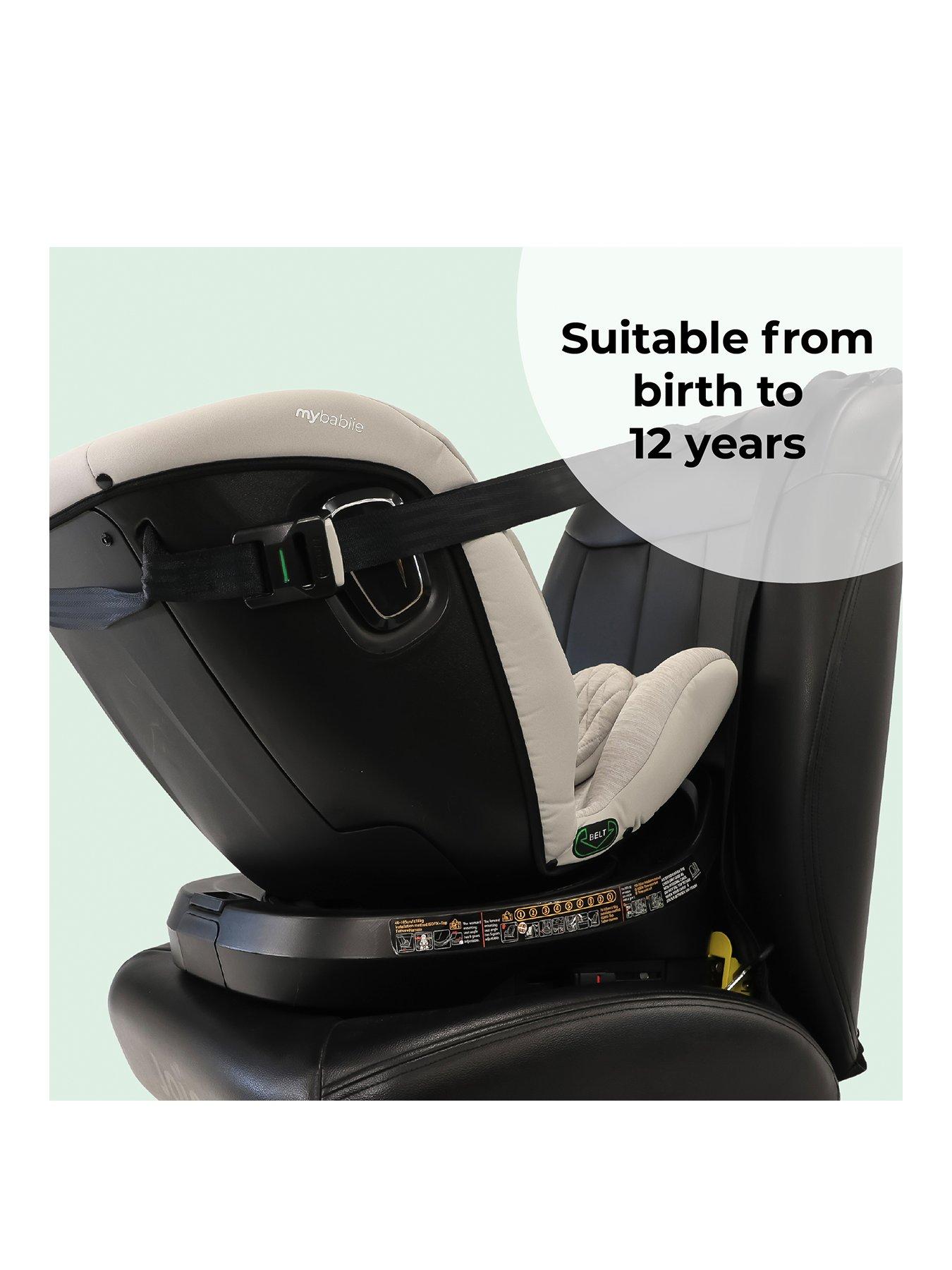 my-babiie-mbcs123bom-i-size-76-150cm-car-seat-oatmealstillFront