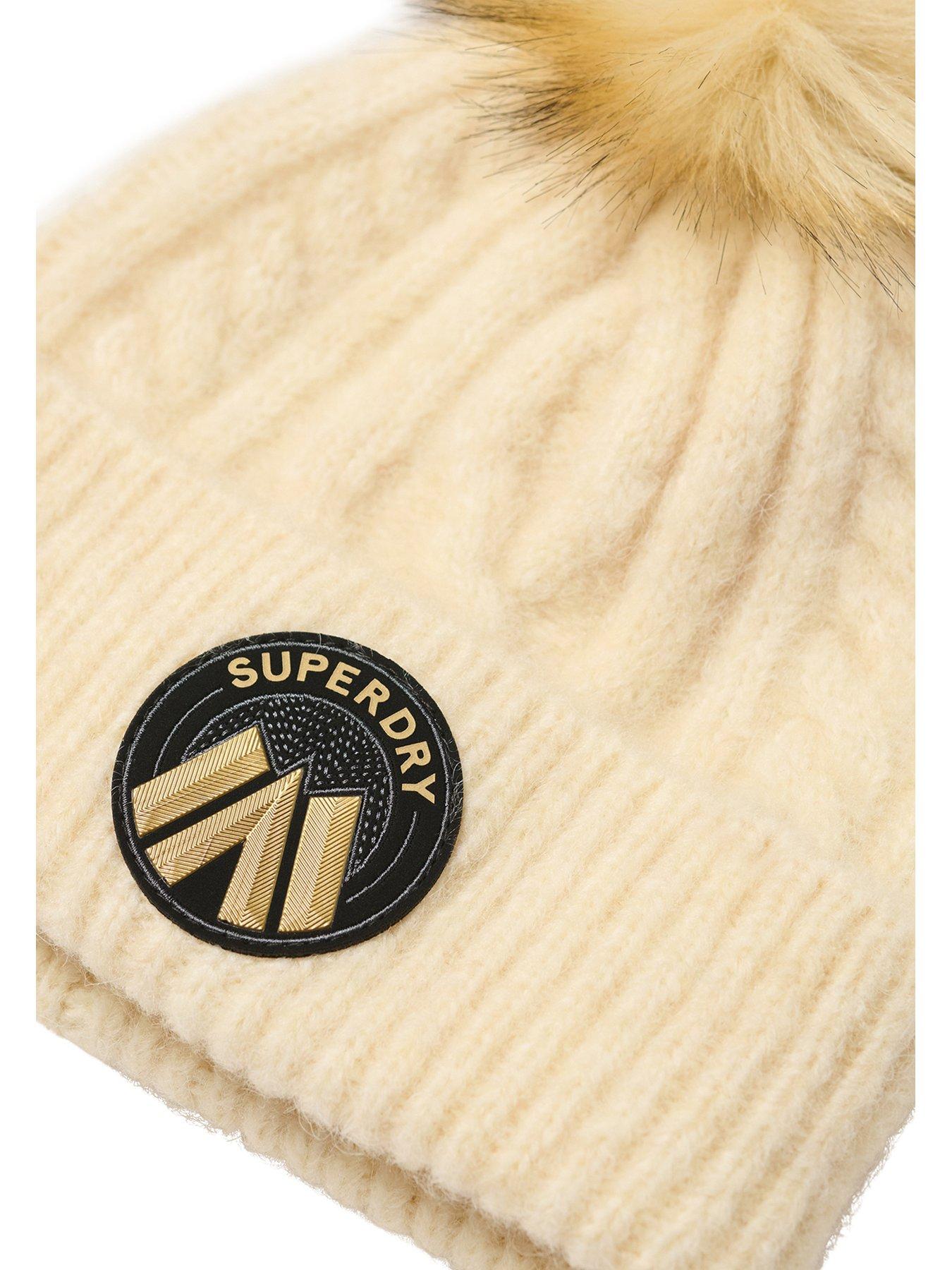 superdry-cable-luxe-knit-beanie-hat-beigeback