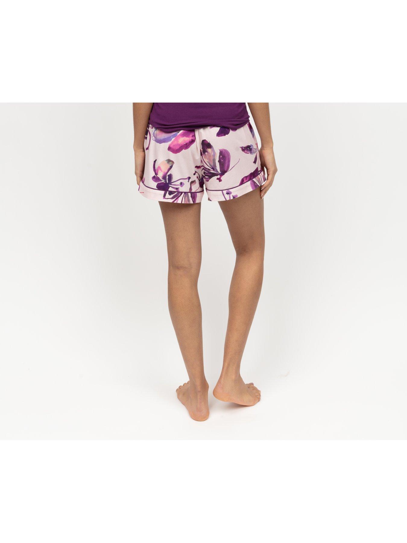 cyberjammies-cyberjammies-colett-pink-floral-printed-jersey-sleep-shorts-pinkstillFront