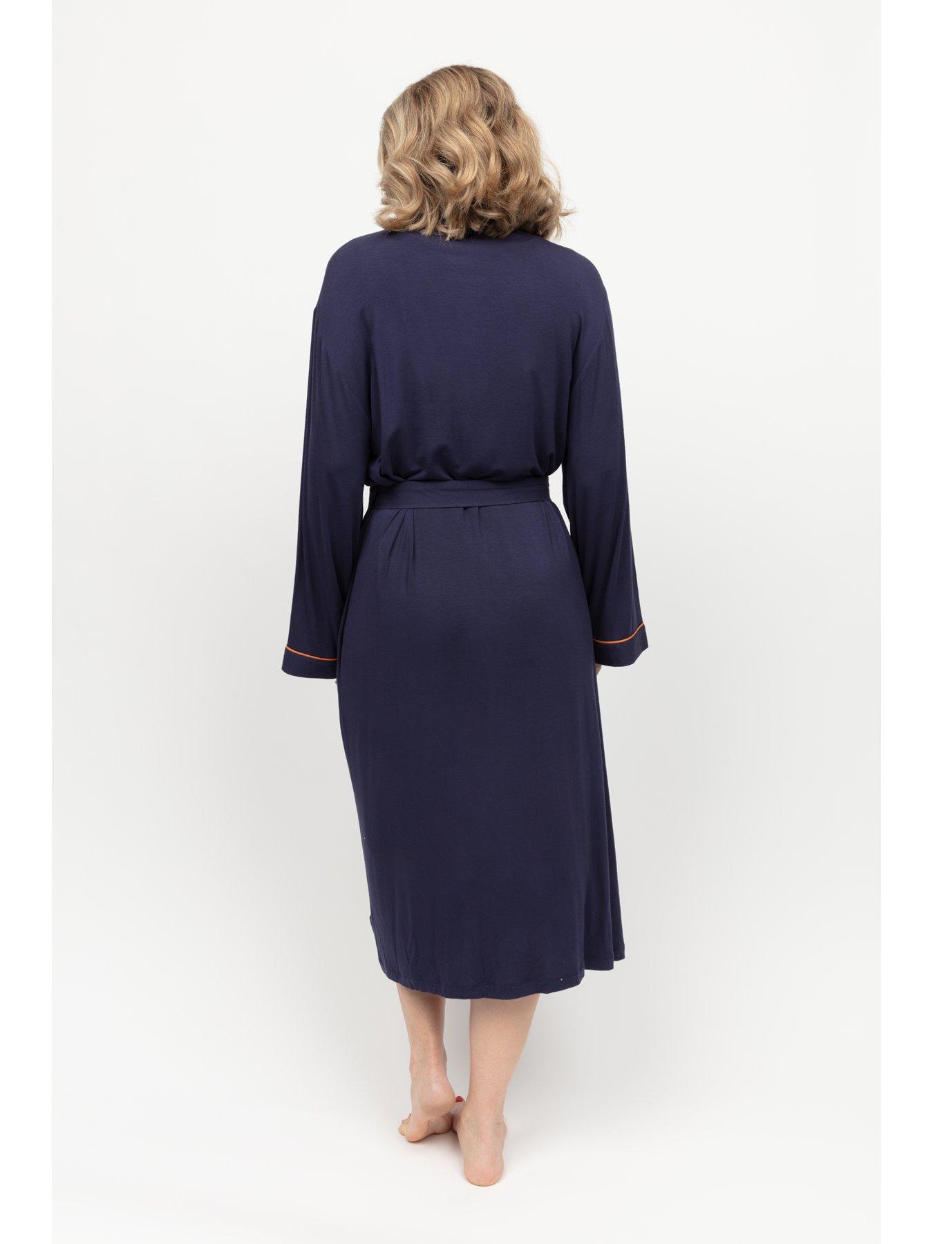 cyberjammies-cyberjammies-taylor-navy-jersey-long-dressing-gown-bluestillFront