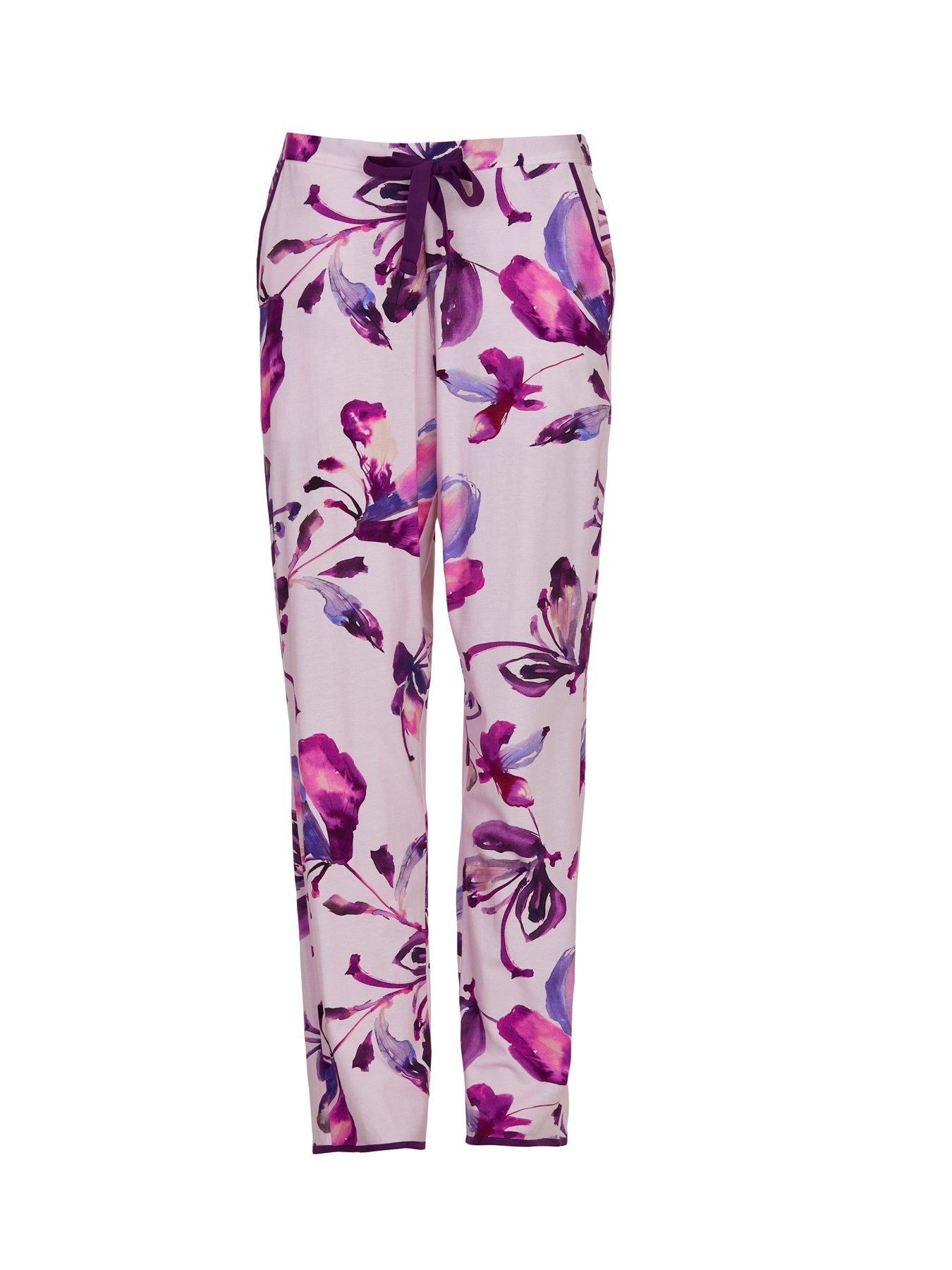 cyberjammies-cyberjammies-colett-pink-floral-printed-jersey-pyjama-bottoms-pinkback