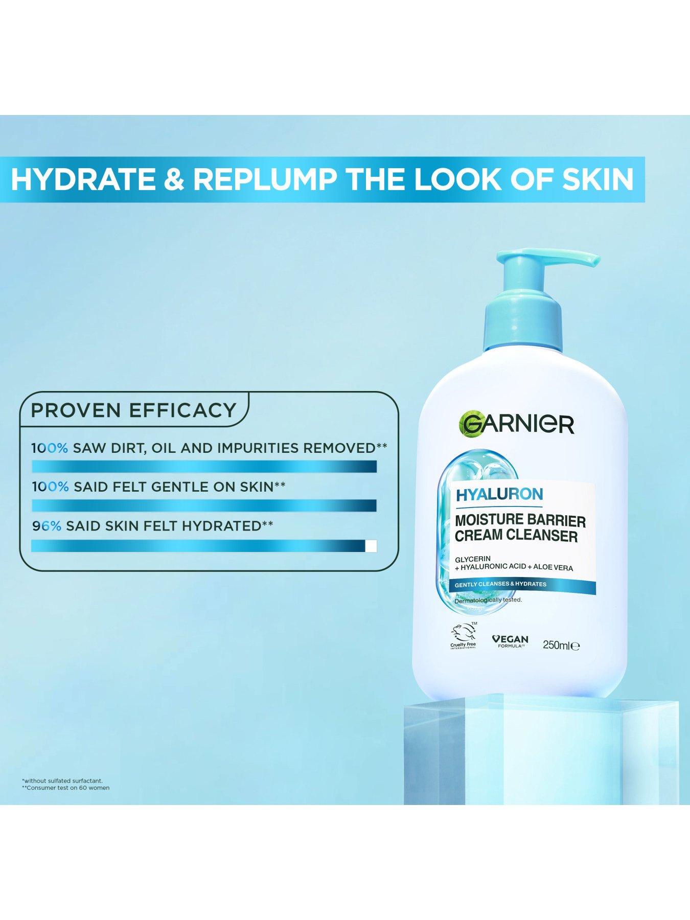 Image 2 of 7 of Garnier Skin Active&nbsp;Hyaluronic Aloe Soothing Cream Cleanser