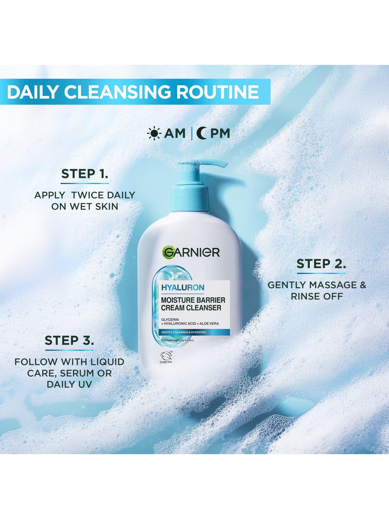 Image 5 of 7 of Garnier Skin Active&nbsp;Hyaluronic Aloe Soothing Cream Cleanser