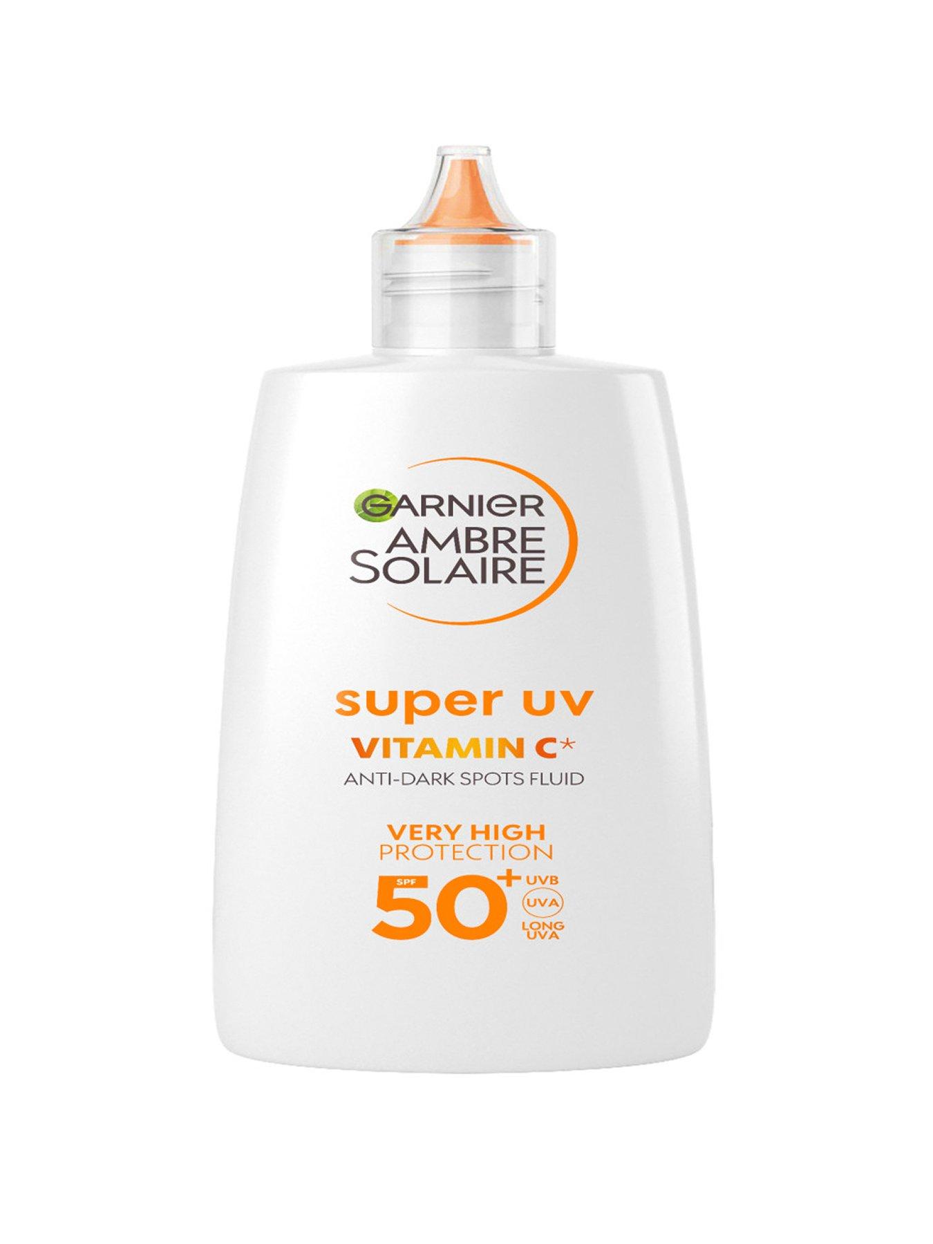 Image 1 of 6 of Garnier Ambre Solaire Super UV Vitamin Cg Facial Fluid -&nbsp;SPF50+