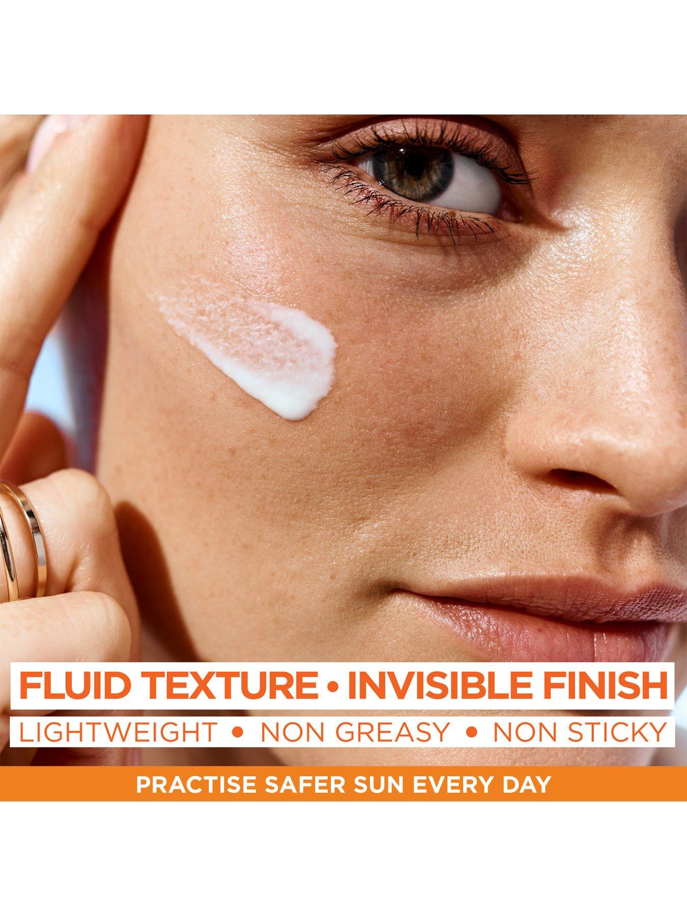 Image 3 of 6 of Garnier Ambre Solaire Super UV Vitamin Cg Facial Fluid -&nbsp;SPF50+