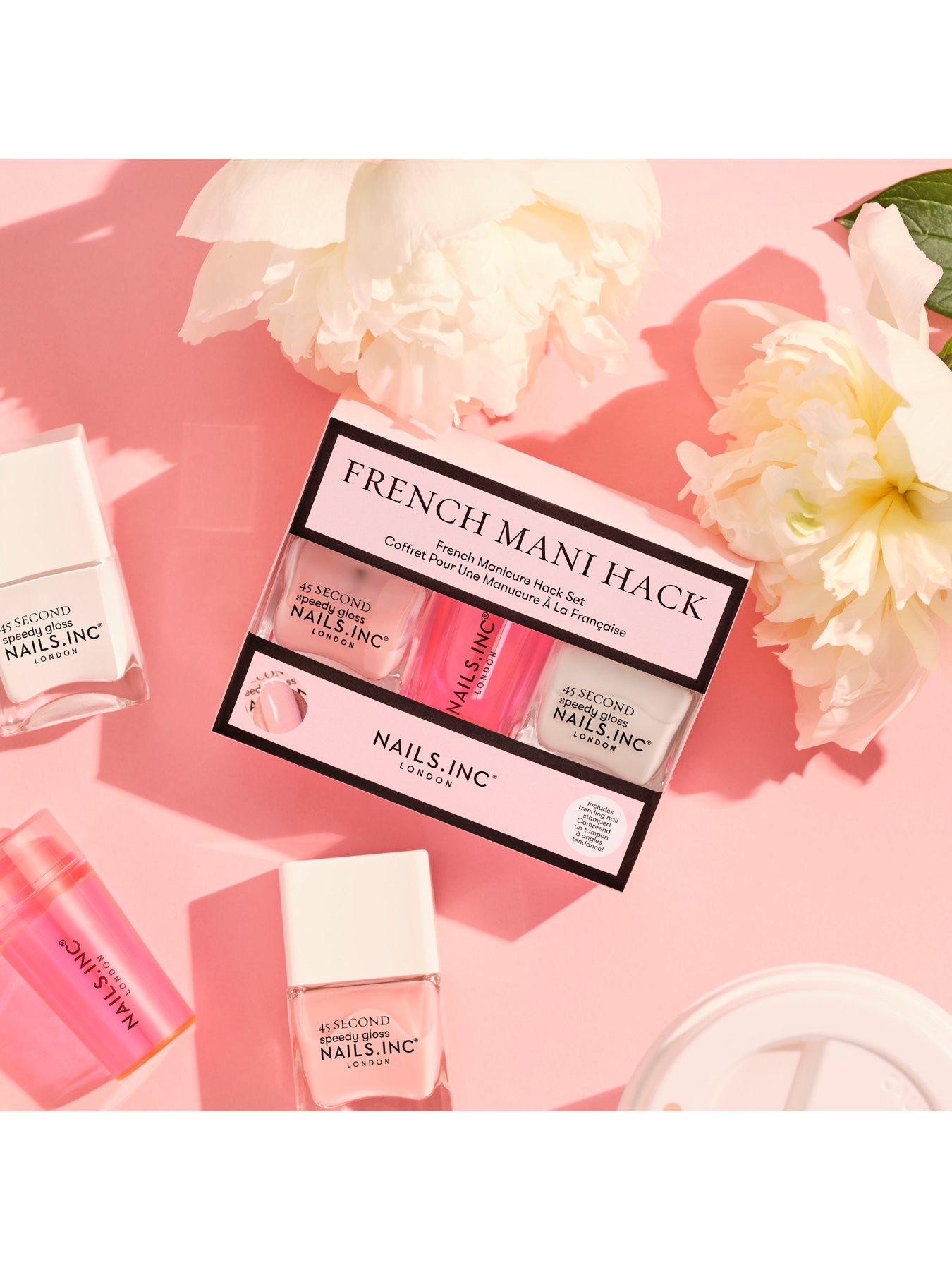 Image 7 of 7 of Nails Inc French Mani Hack Nail Polish Set
