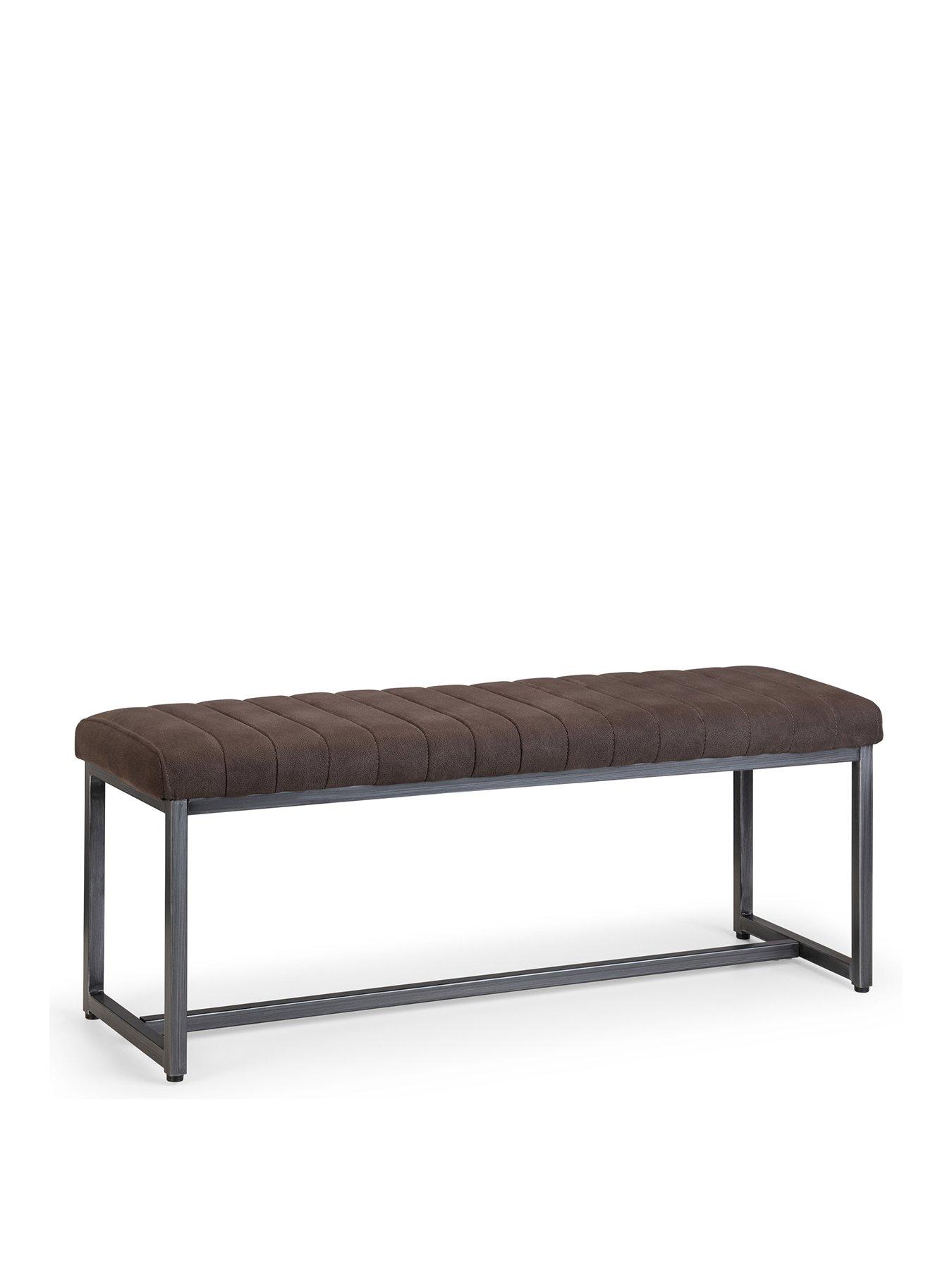 julian-bowen-brooklyn-solidnbspoak-180-cmnbsprectangular-table-1-charcoal-brooklyn-bench-and-2-charcoal-brooklyn-chairsback