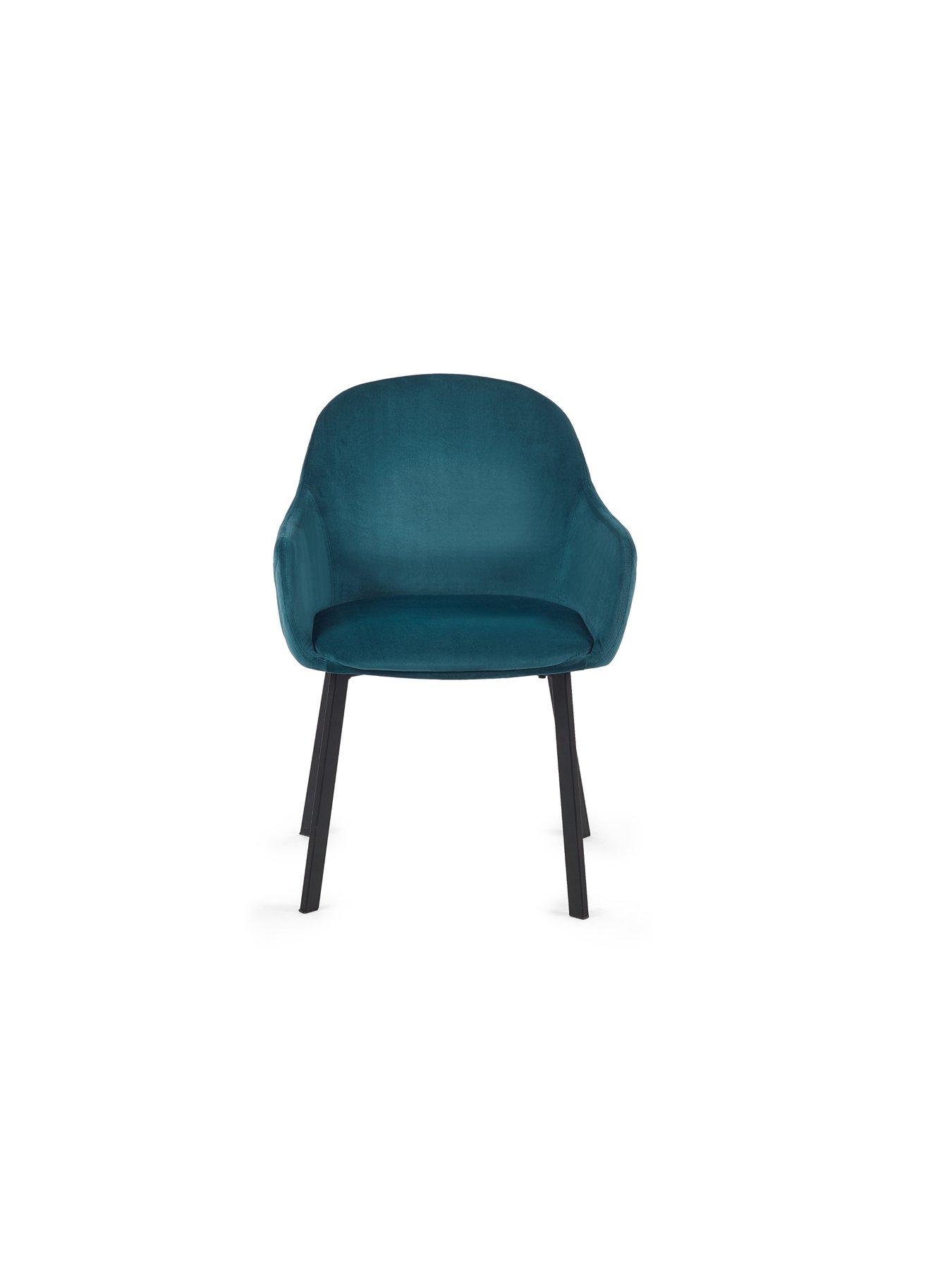 julian-bowen-set-of-2-lima-dining-chairs-teal-velvetoutfit