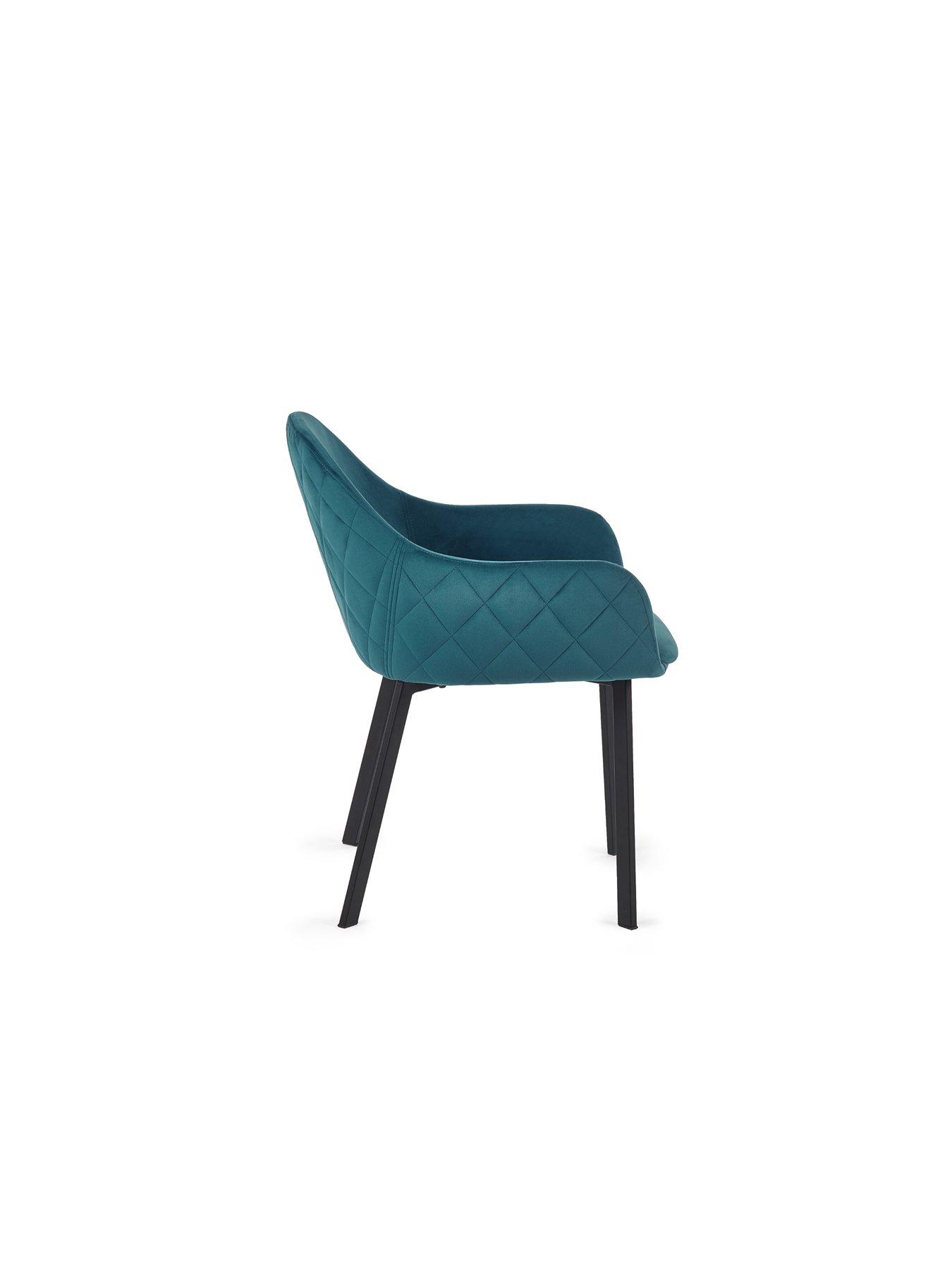 julian-bowen-set-of-2-lima-dining-chairs-teal-velvetdetail