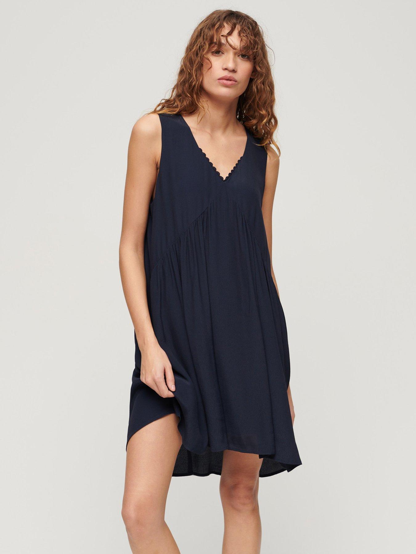 superdry-volume-sleeveless-dress-navy