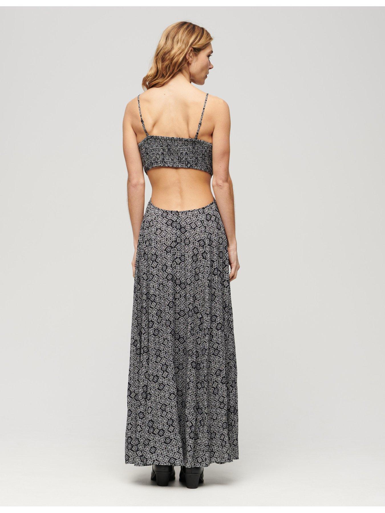 superdry-sheered-back-maxi-dress-blackstillFront