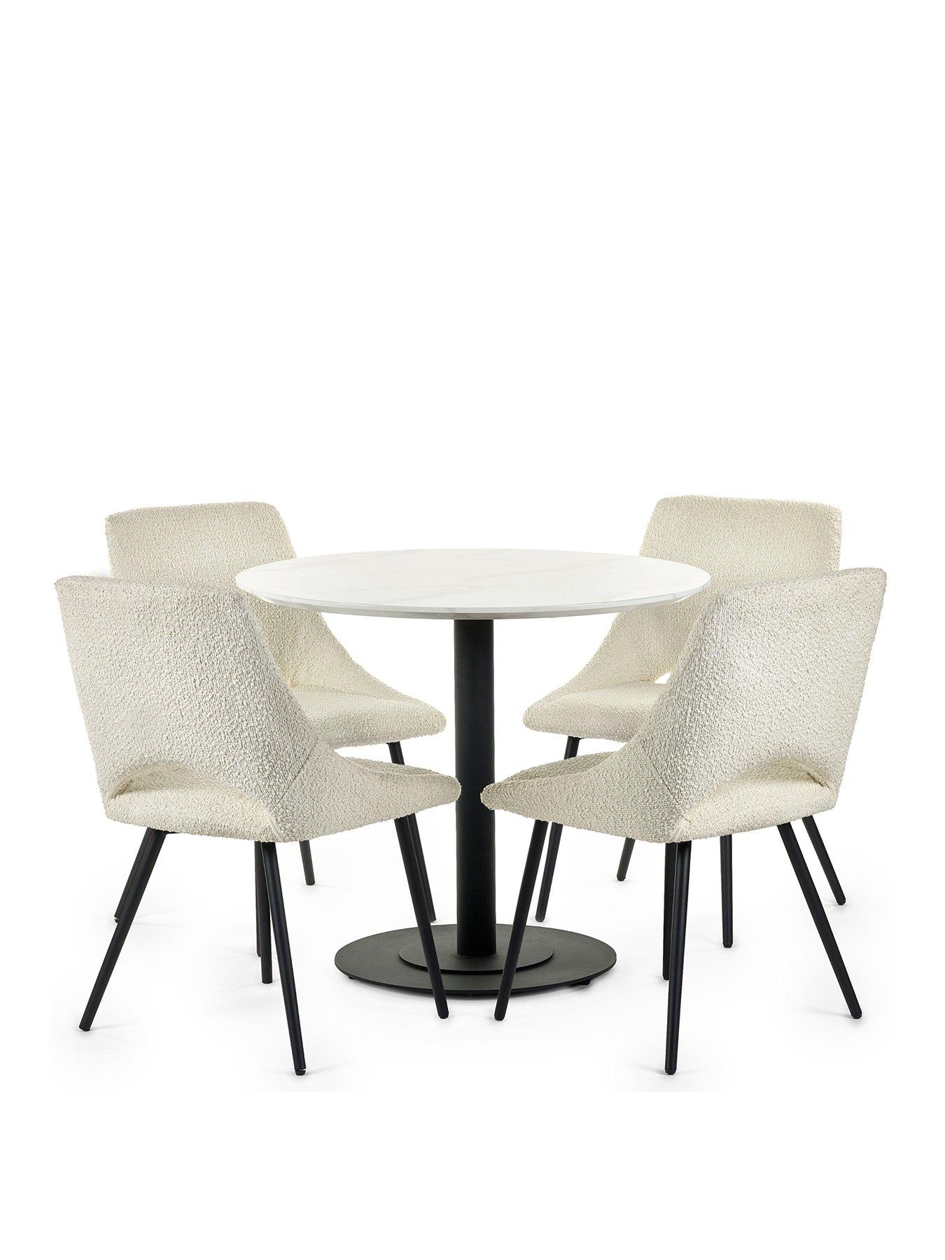 julian-bowen-luca-round-table-4-iris-ivory-chairsstillFront