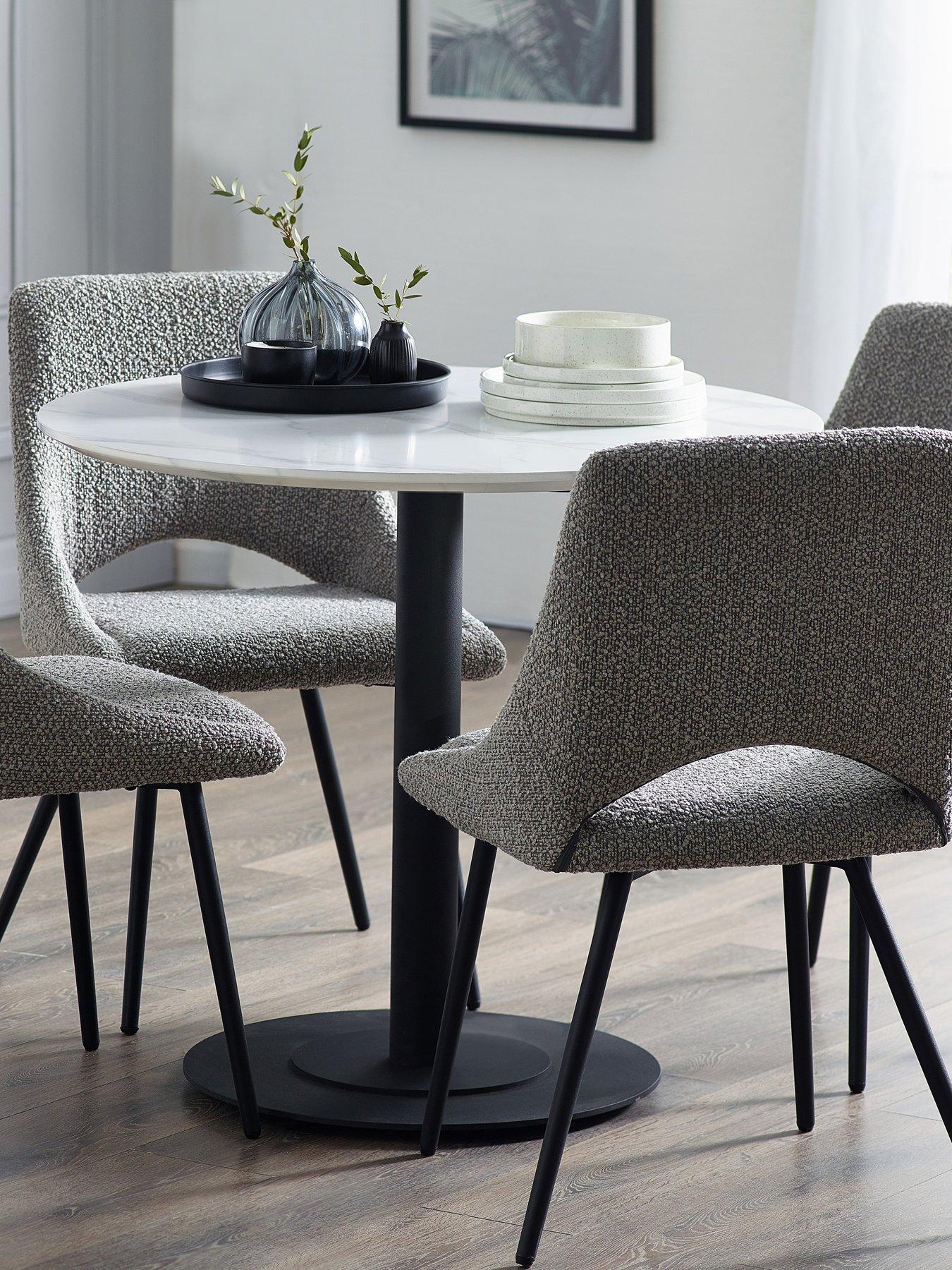 julian-bowen-luca-round-table-4-iris-grey-chairs