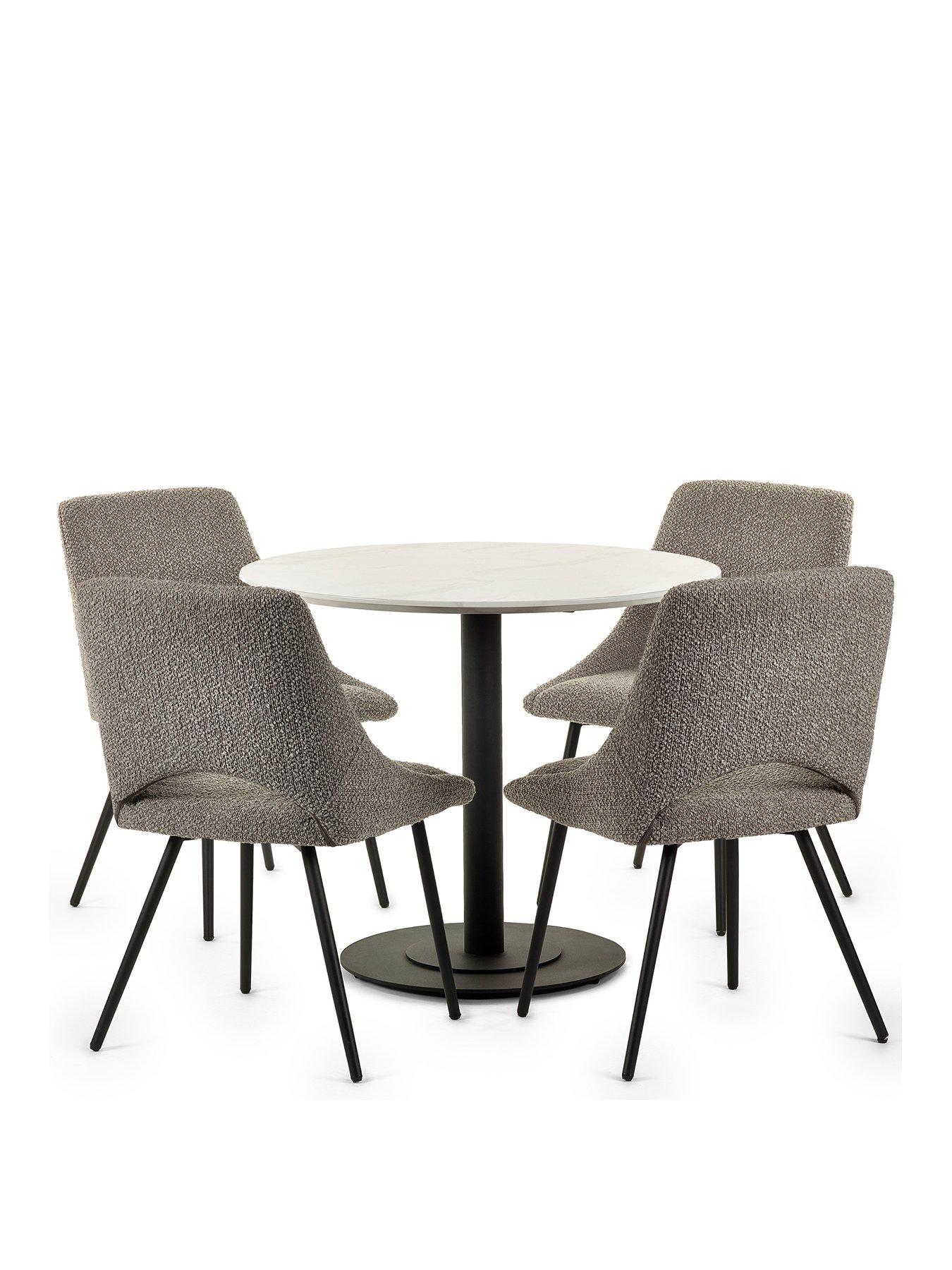 julian-bowen-luca-round-table-4-iris-grey-chairsstillFront