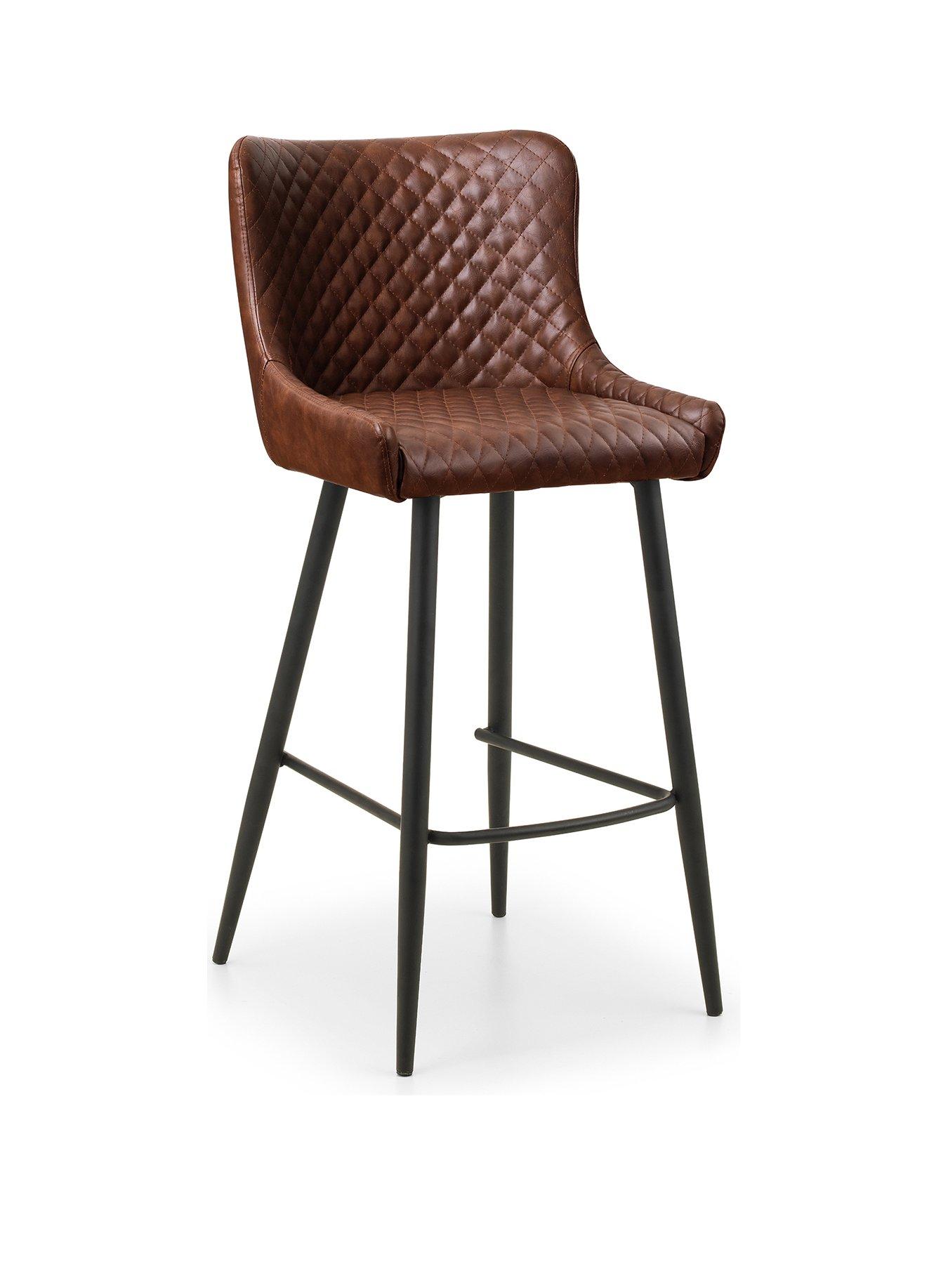 julian-bowen-luxe-faux-leather-barstool-brownback