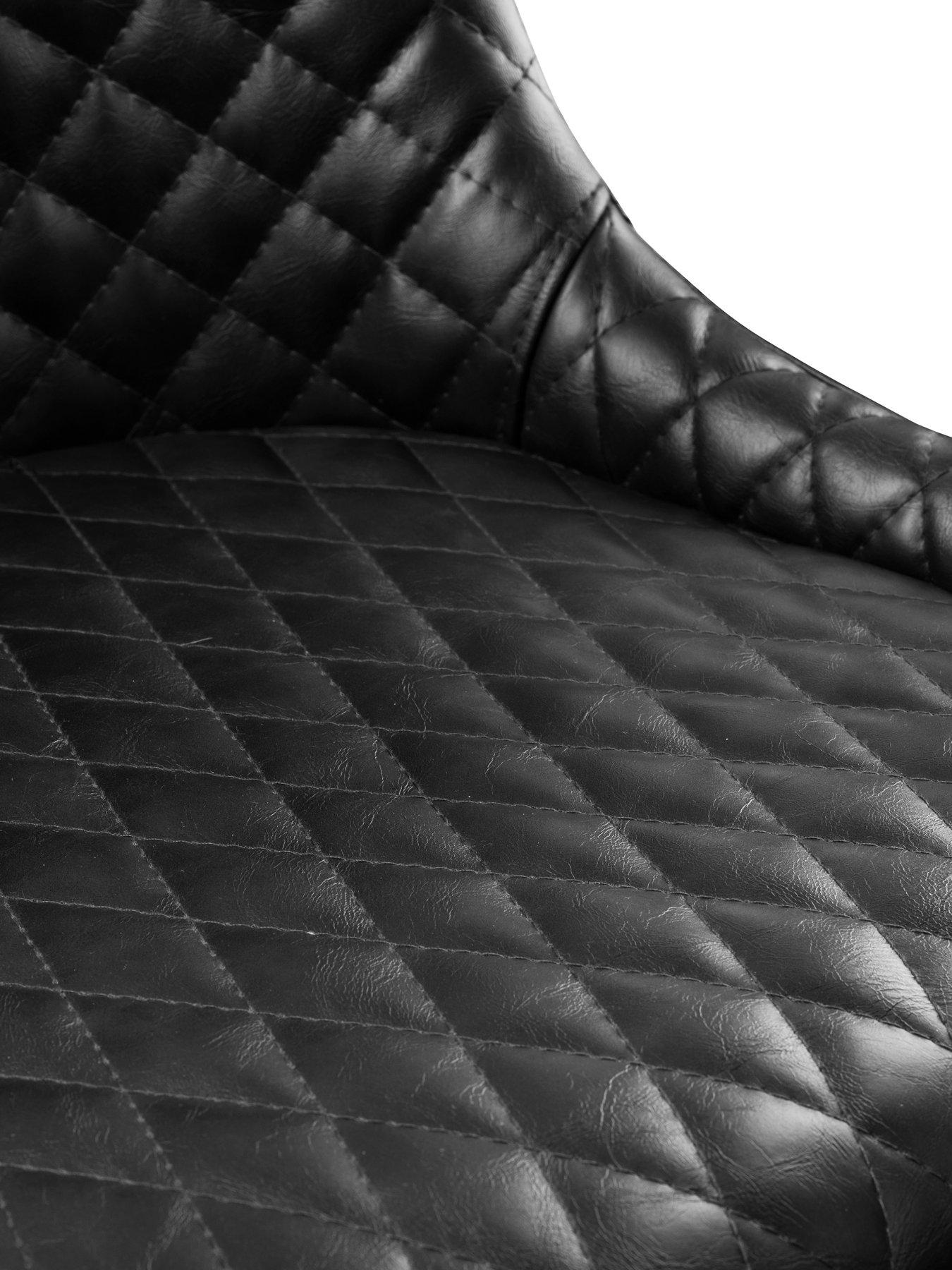 Image 5 of 6 of Julian Bowen Luxe Faux Leather Barstool - Black