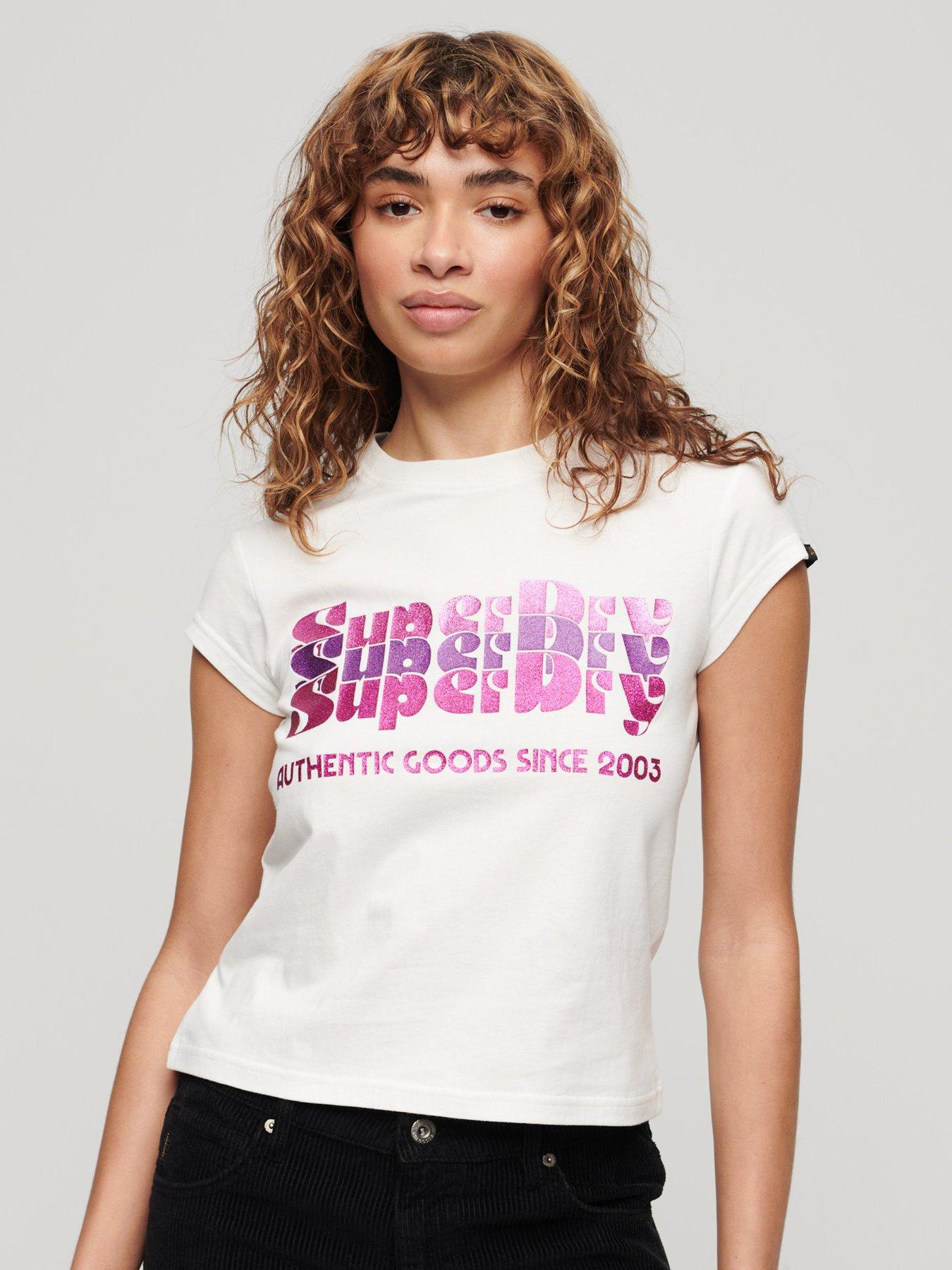 superdry-retro-glitter-logo-t-shirt-cream