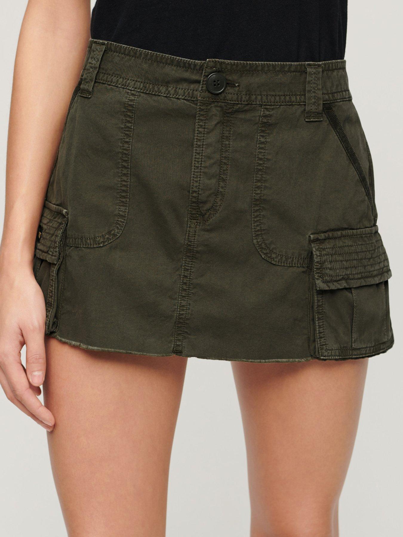 superdry-utility-parachute-skirt-green