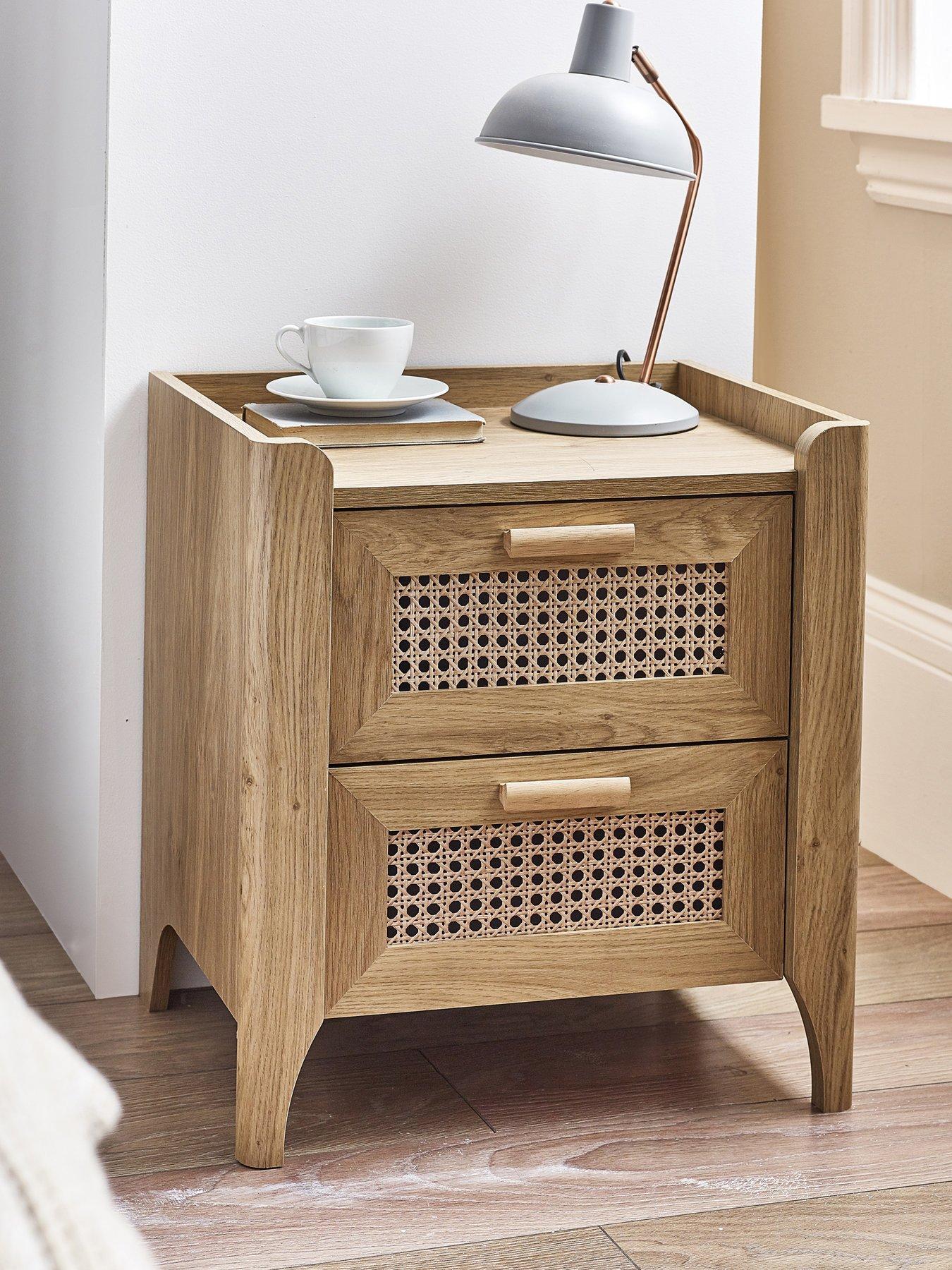 julian-bowen-sydney-oak-andnbsprattan-effect-2nbspdrawer-bedside