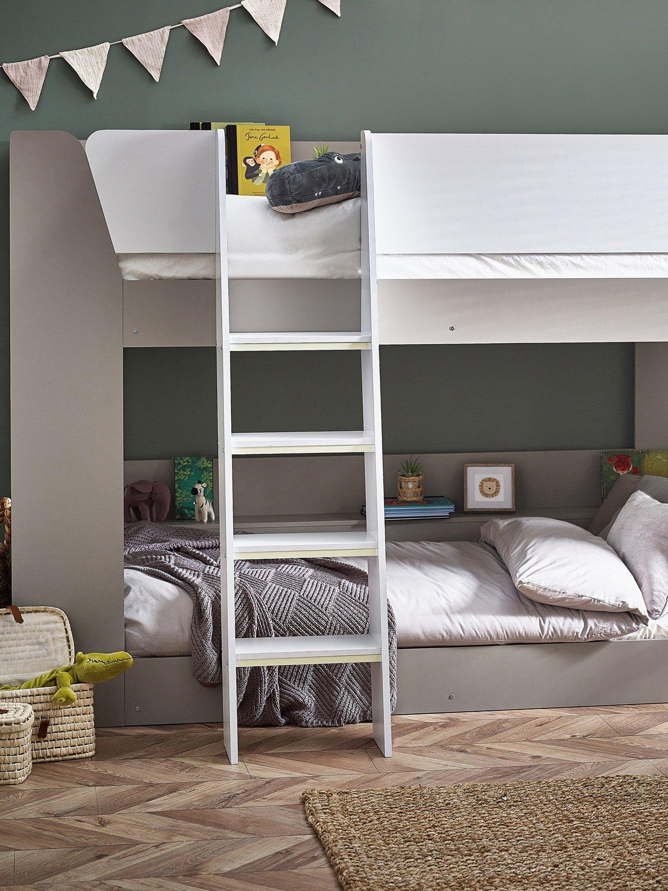 Image of Julian Bowen Parsec Bunk Bed - Taupe/White