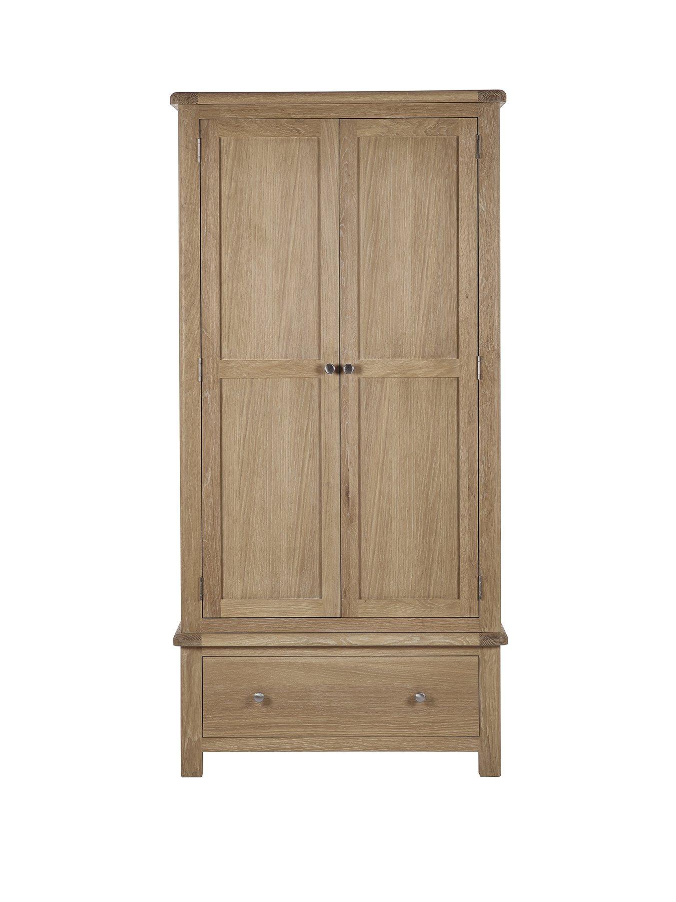 julian-bowen-memphis-limed-oak-2-door-1-drawer-wardrobeback