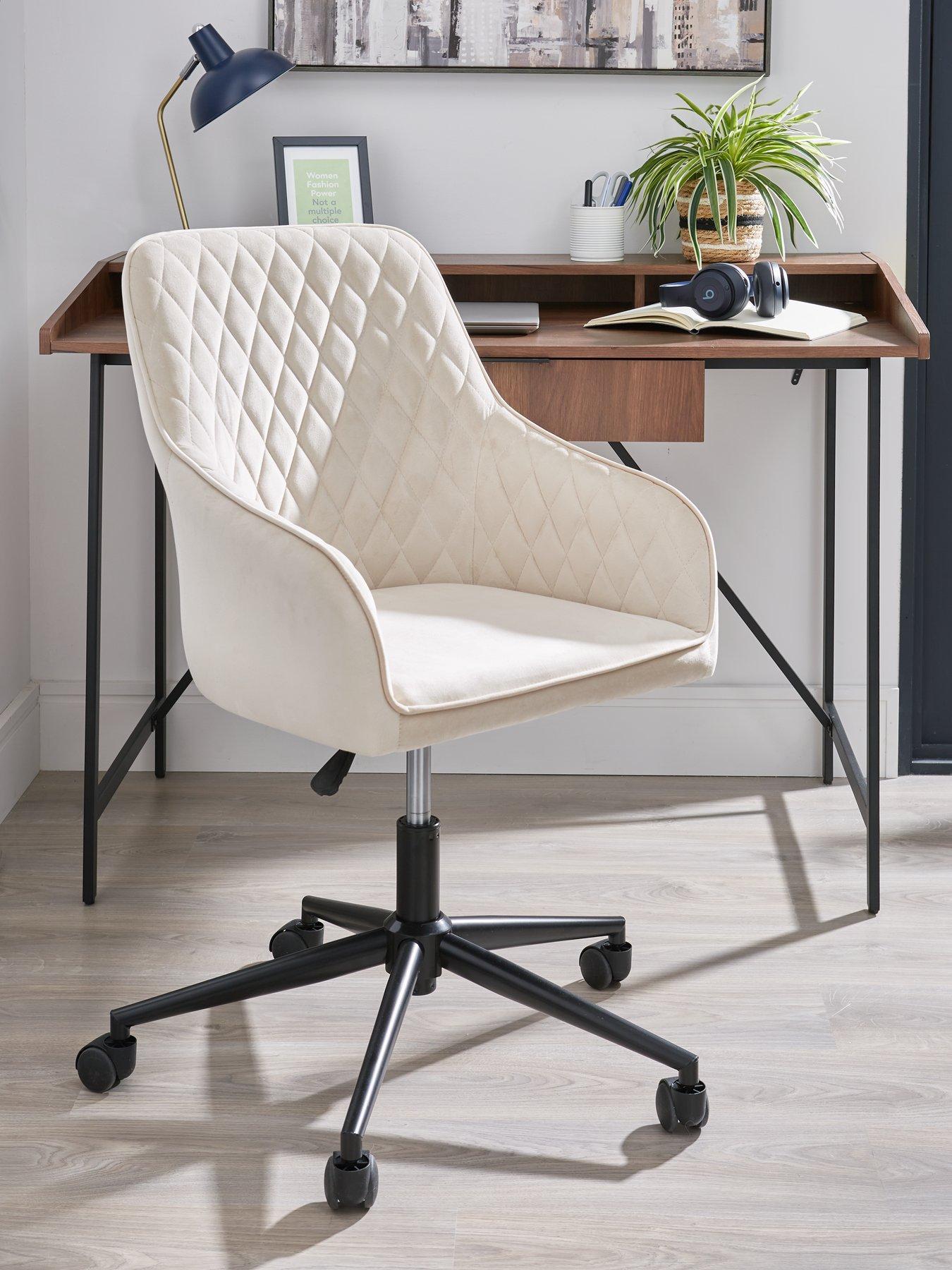 Image 1 of 7 of Very Home Diamond Fabric&nbsp;Office Chair&nbsp;- Natural - FSC Certified