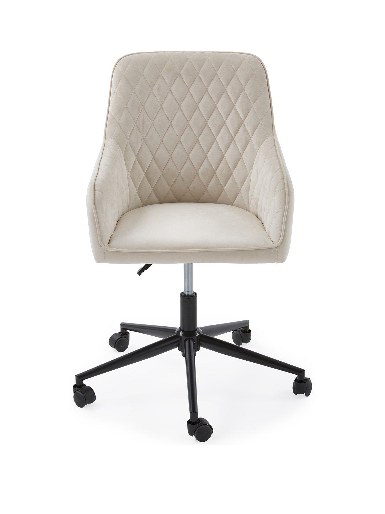 Image 2 of 7 of Very Home Diamond Fabric&nbsp;Office Chair&nbsp;- Natural - FSC Certified