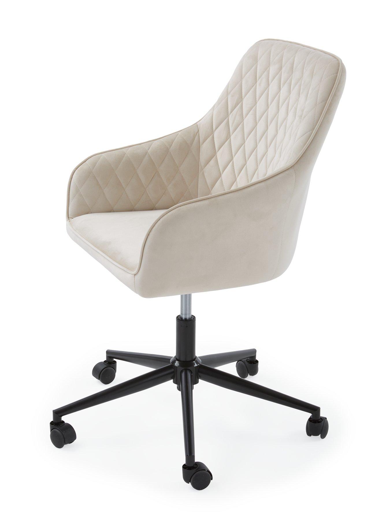Image 3 of 7 of Very Home Diamond Fabric&nbsp;Office Chair&nbsp;- Natural - FSC Certified