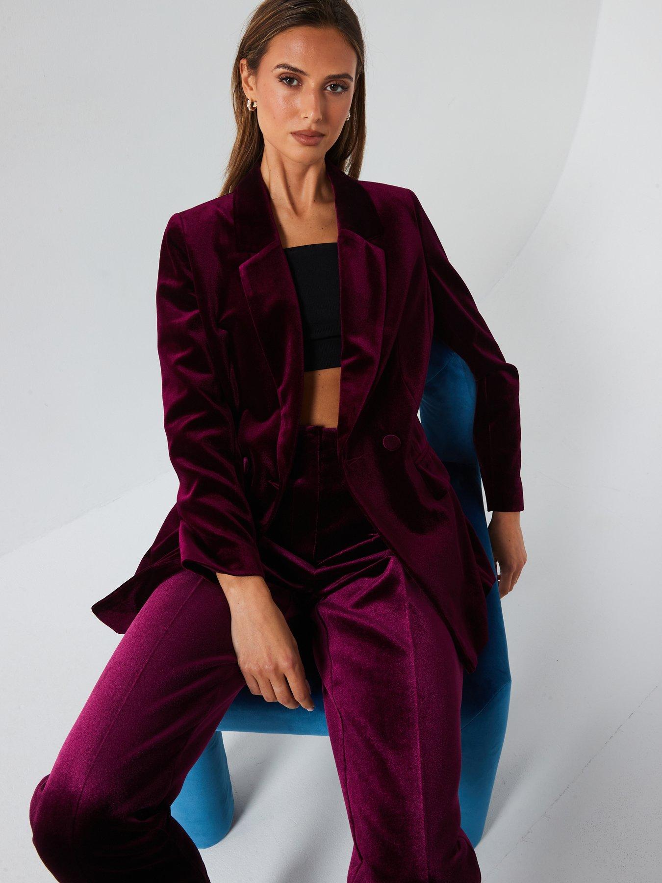 v-by-very-x-carol-byrnenbspvelvet-double-breasted-blazer-burgundyoutfit