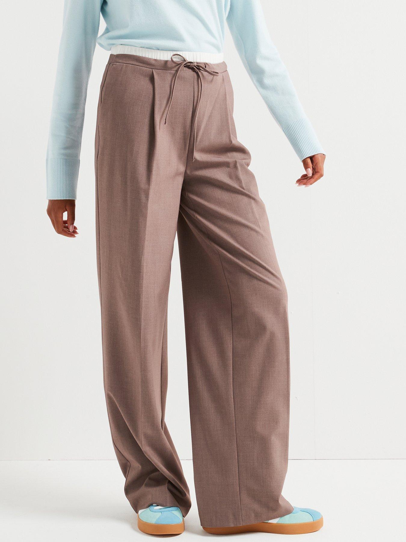 v-by-very-boxer-detail-wide-leg-trouser-brown