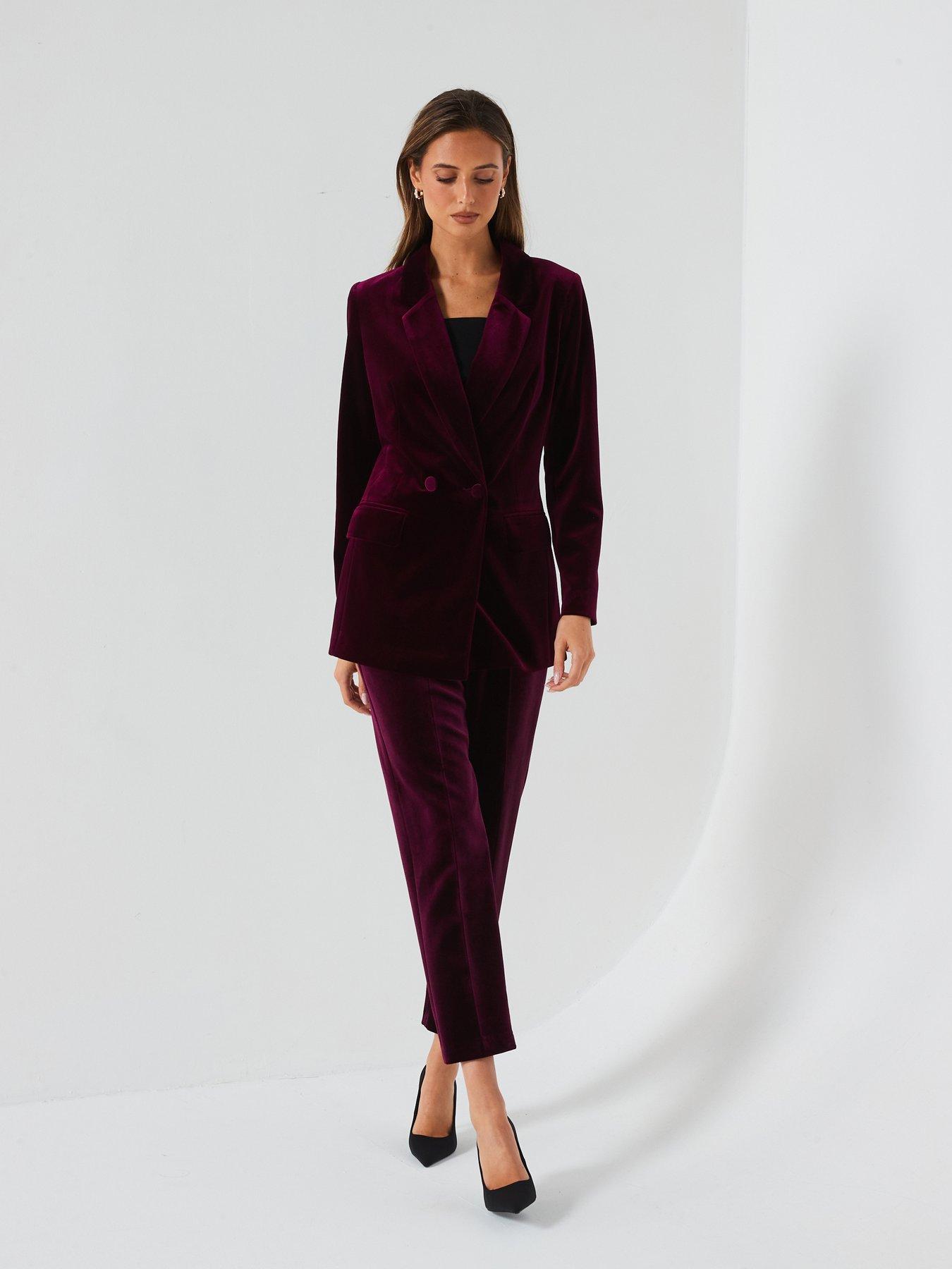 v-by-very-velvet-slim-leg-trouser-burgundy